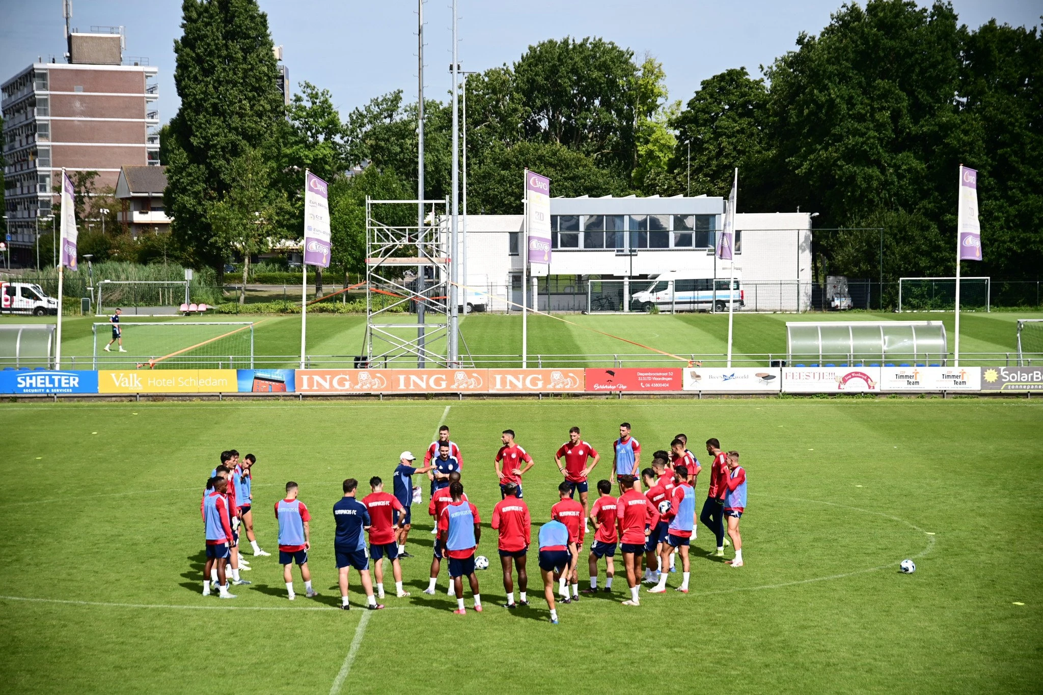 Οι παίκτες του Ολυμπιακού στην προετοιμασία στην Ολλανδία / Πηγή: Eurokinissi