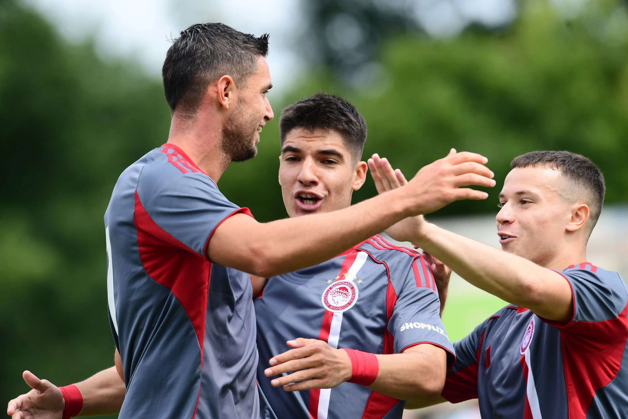 Πανηγυρισμοί στο γκολ του Γιάρεμτσουκ / Πηγή: Eurokinissi