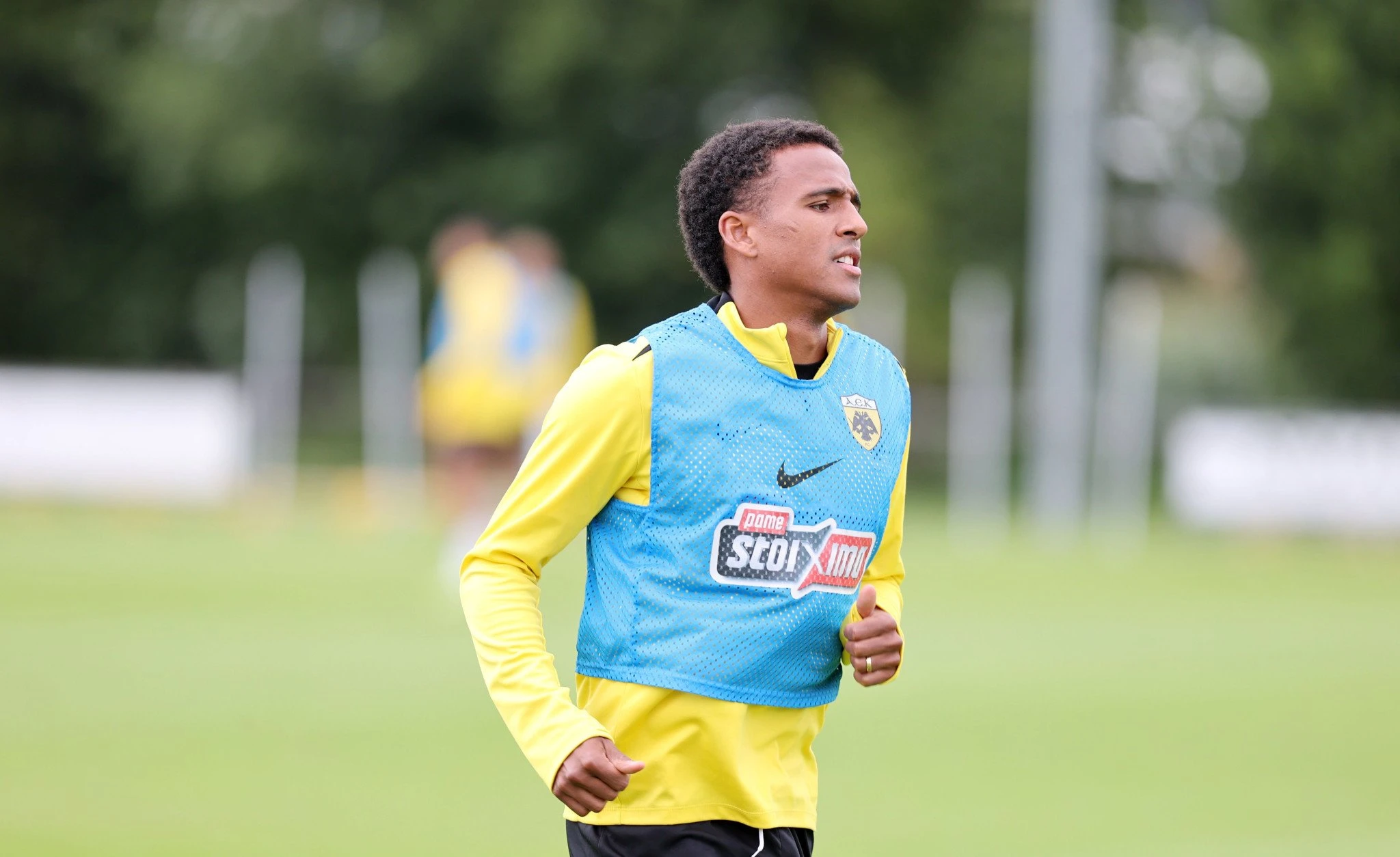 Ο Νίκλας Ελίασον σε προπόνηση της ΑΕΚ / Πηγή: Intime