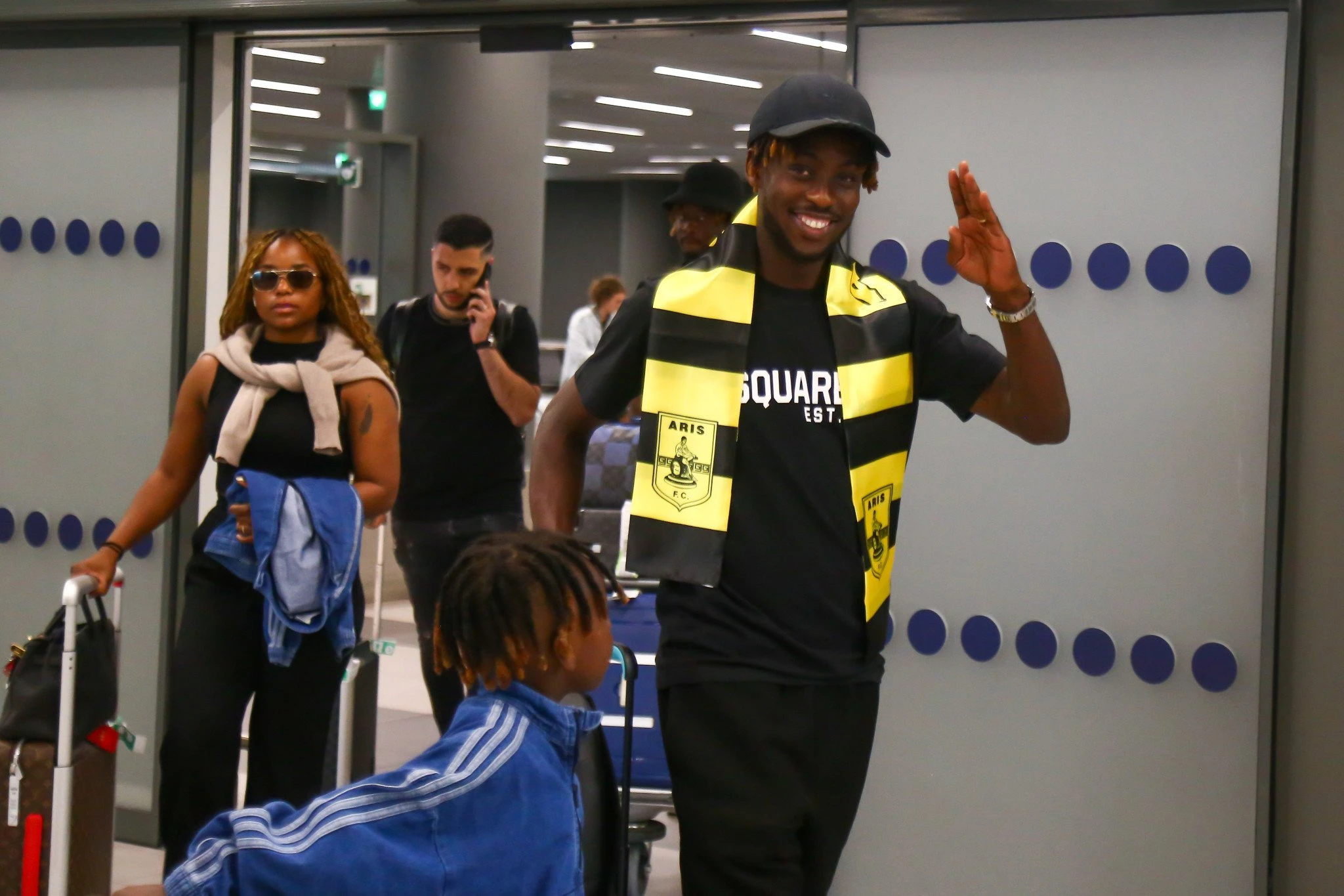 Ο Τίμο Καντεβέρε στη Θεσσαλονίκη / Πηγή: Eurokinissi