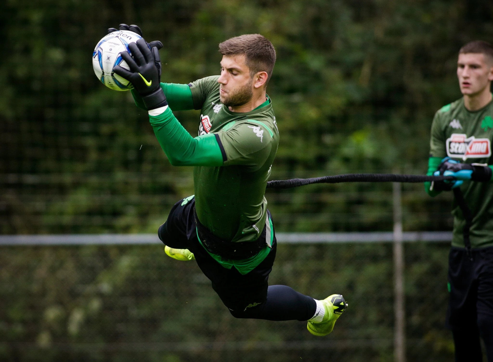 Ο Κωνσταντίνος Κότσαρης στην προετοιμασία του Παναθηναϊκού το καλοκαίρι του 2019 - ΠΗΓΗ: Eurokinissi