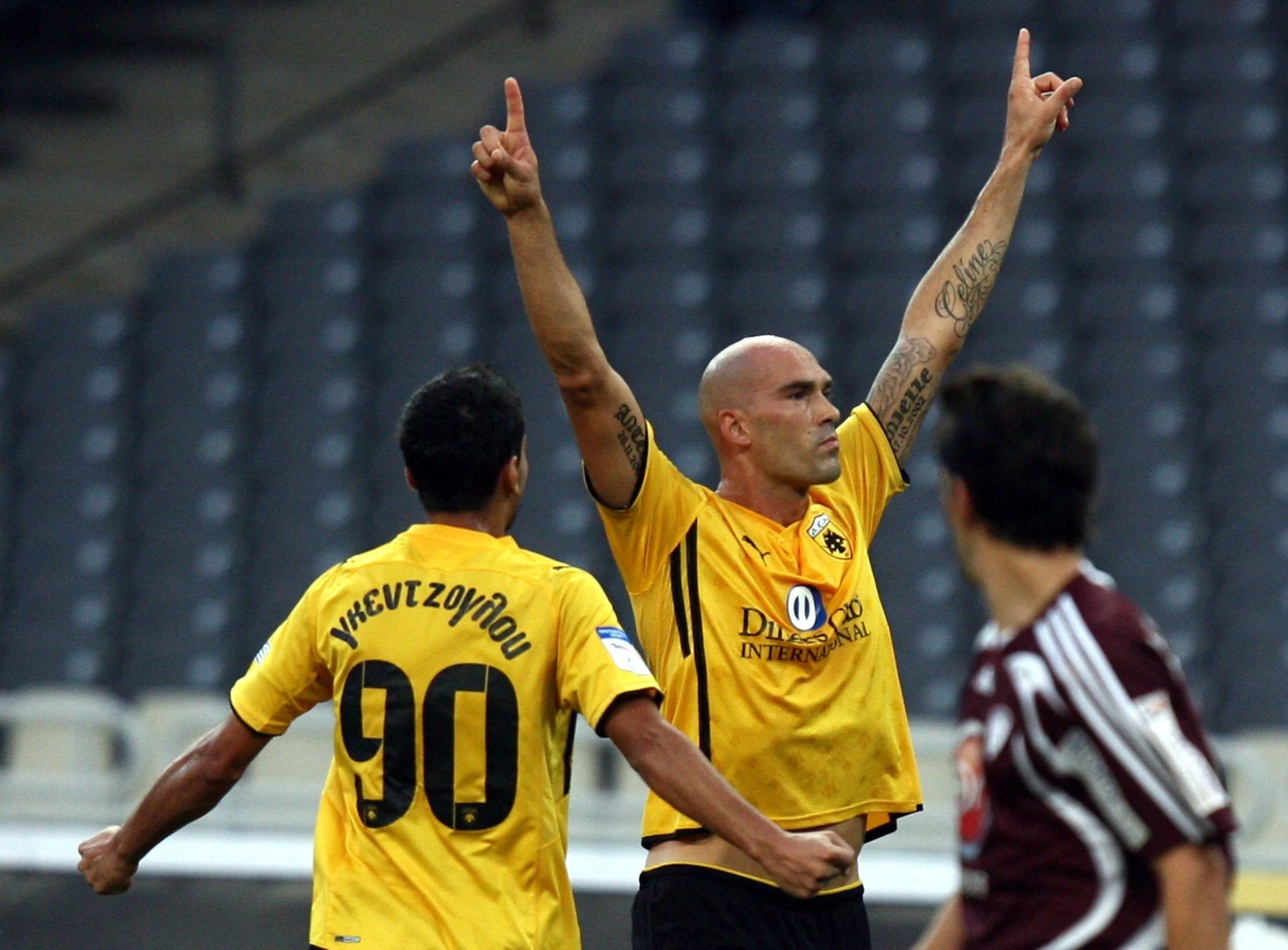 Ο Ντάνιελ Μαϊστόροβιτς πανηγυρίζει / Πηγή: Eurokinissi