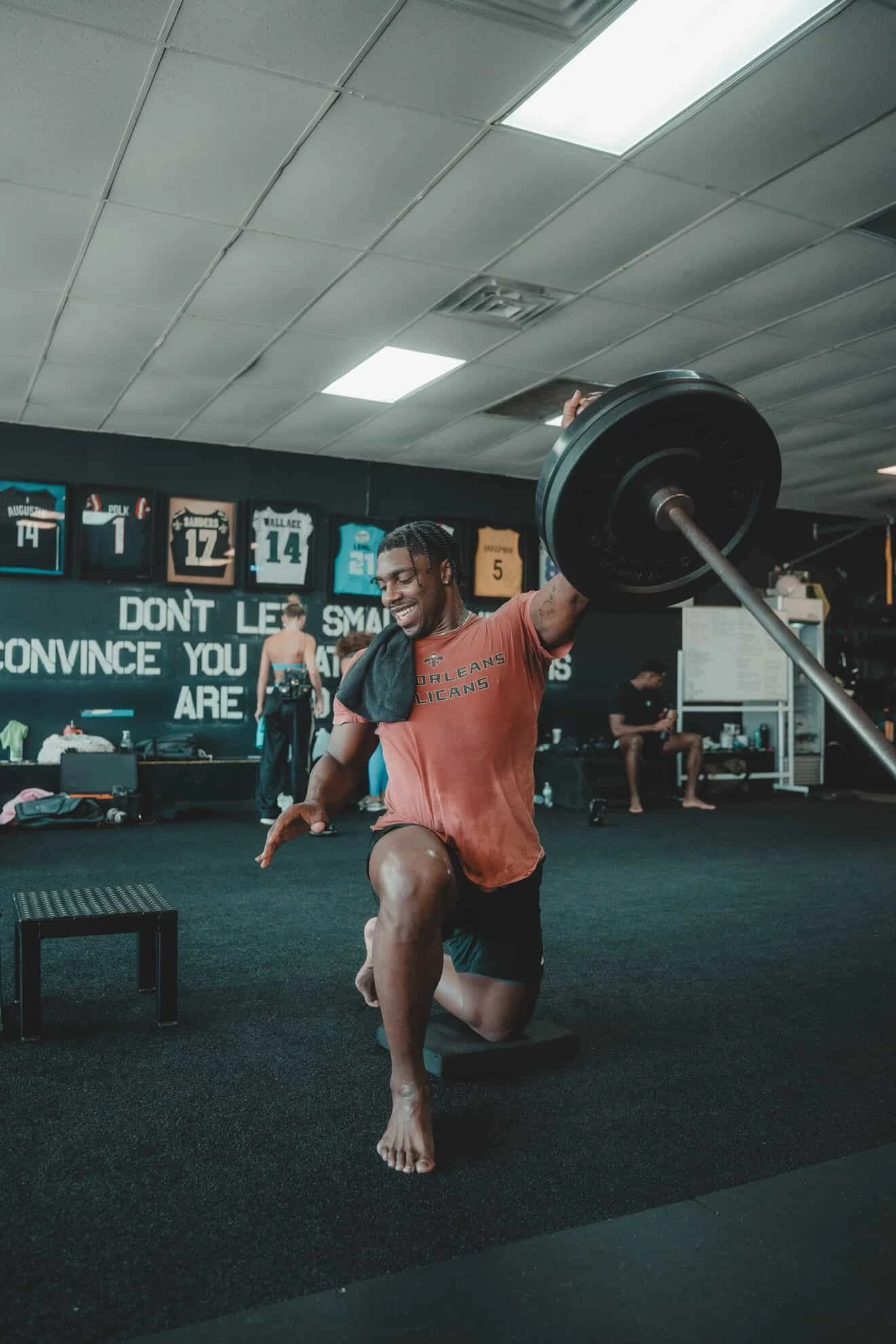 Ο Φρανκ Μπάρτλεϊ δουλεύιε ατομικά - Πηγή: Athletiko