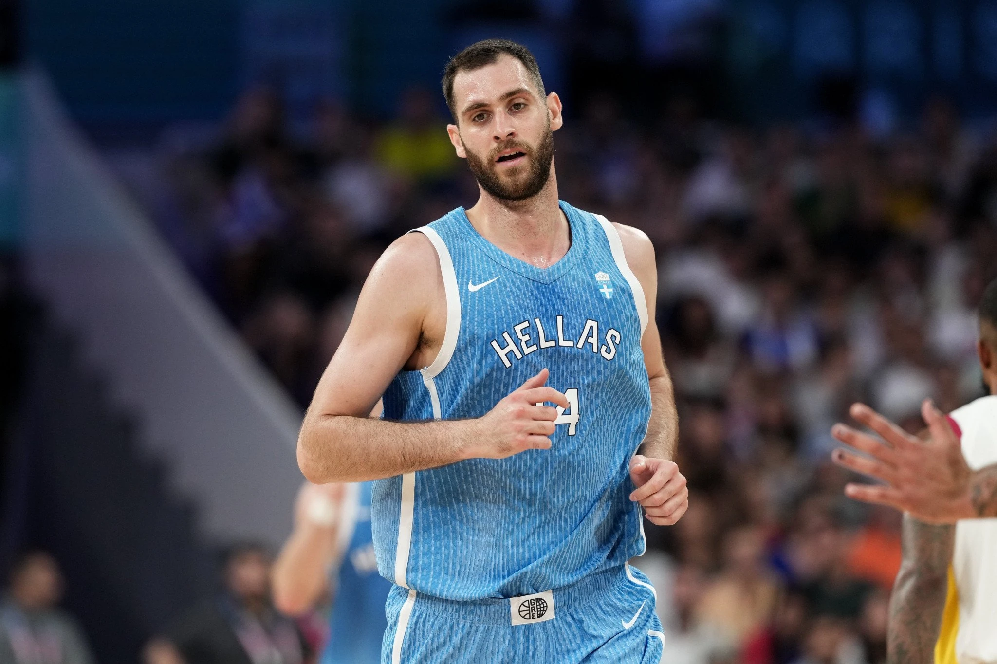 Ο Γιώργος Παπαγιάννης με τη φανέλα της Εθνικής ομάδας, Πηγή: Eurokinissi