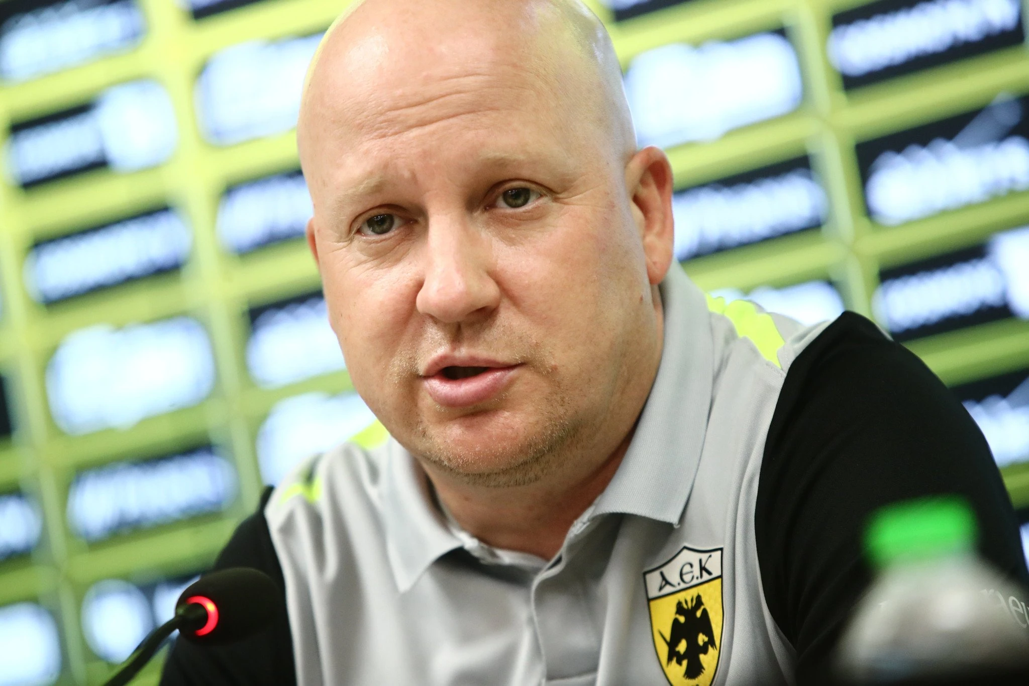 Ο Μάρκο Νίκολιτς στη συνέντευξη Τύπου / Πηγή: Eurokinissi