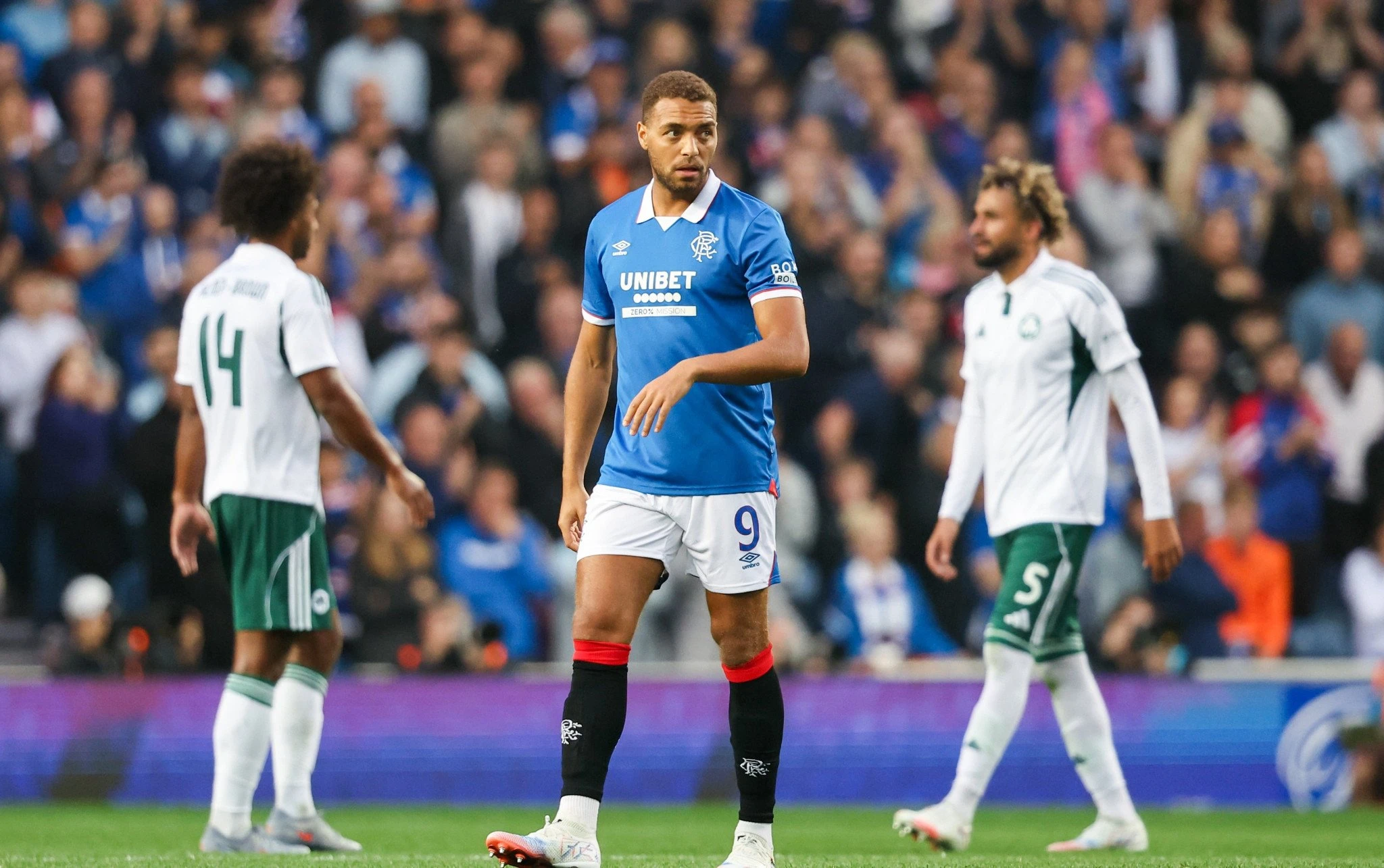 Ο Σίριλ Ντέσερς στον αγώνα της Ρέιντζερς με τον Παναθηναϊκό / Πηγή: Eurokinissi