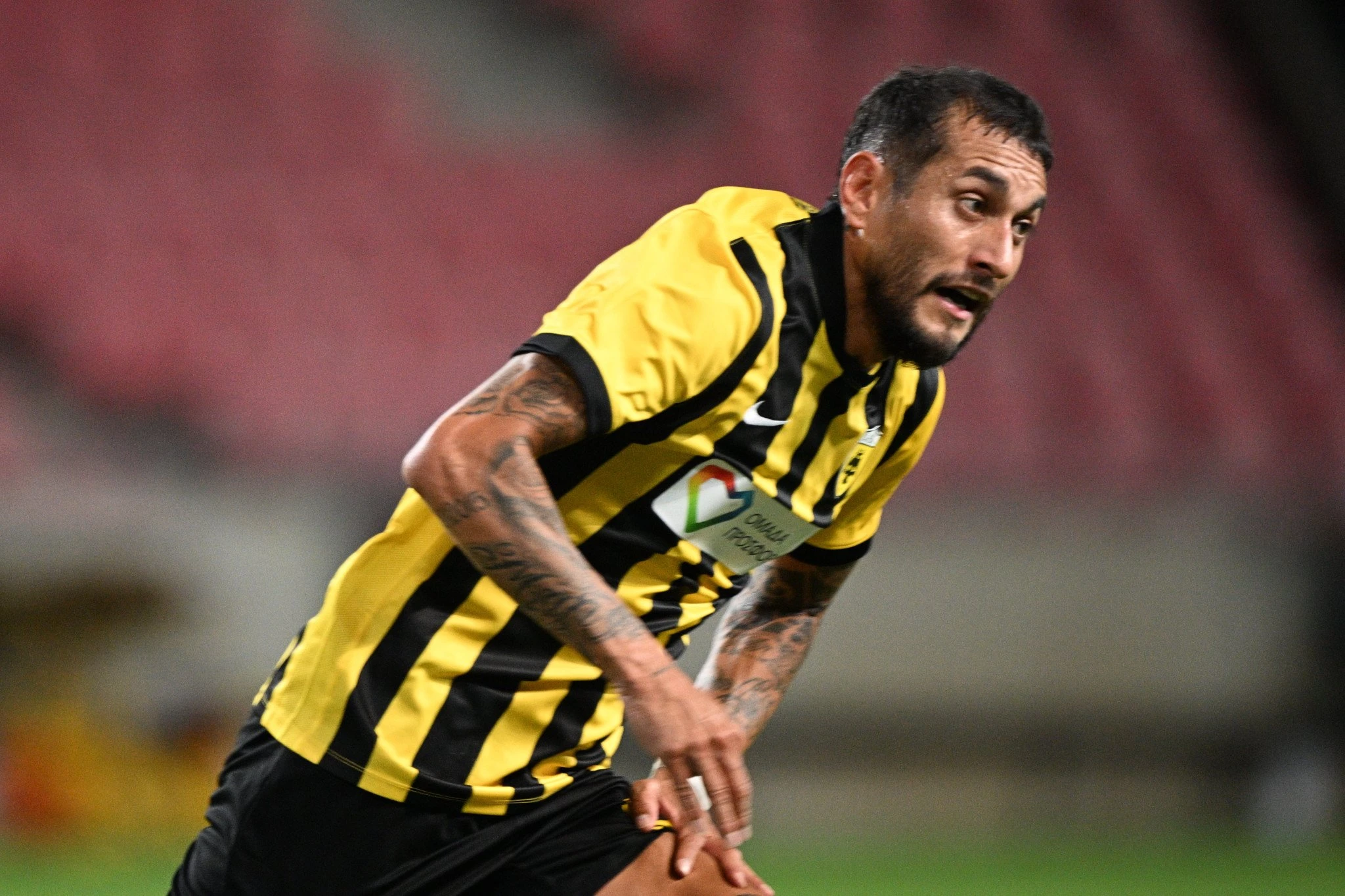 Ο Ρομπέρτο Περέιρα με τη φανέλα της ΑΕΚ / Πηγή:&nbsp;Eurokinissi