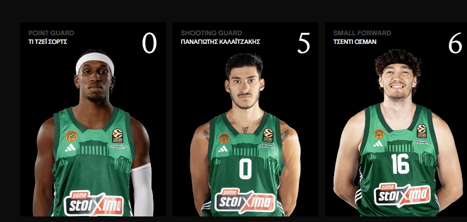 Πηγή: ΚΑΕ Παναθηναϊκός - Παρουσίαση των Σορτς, Καλαϊτζάκη και Όσμαν με τις περσινές φανέλες του Παναθηναϊκού AKTOR