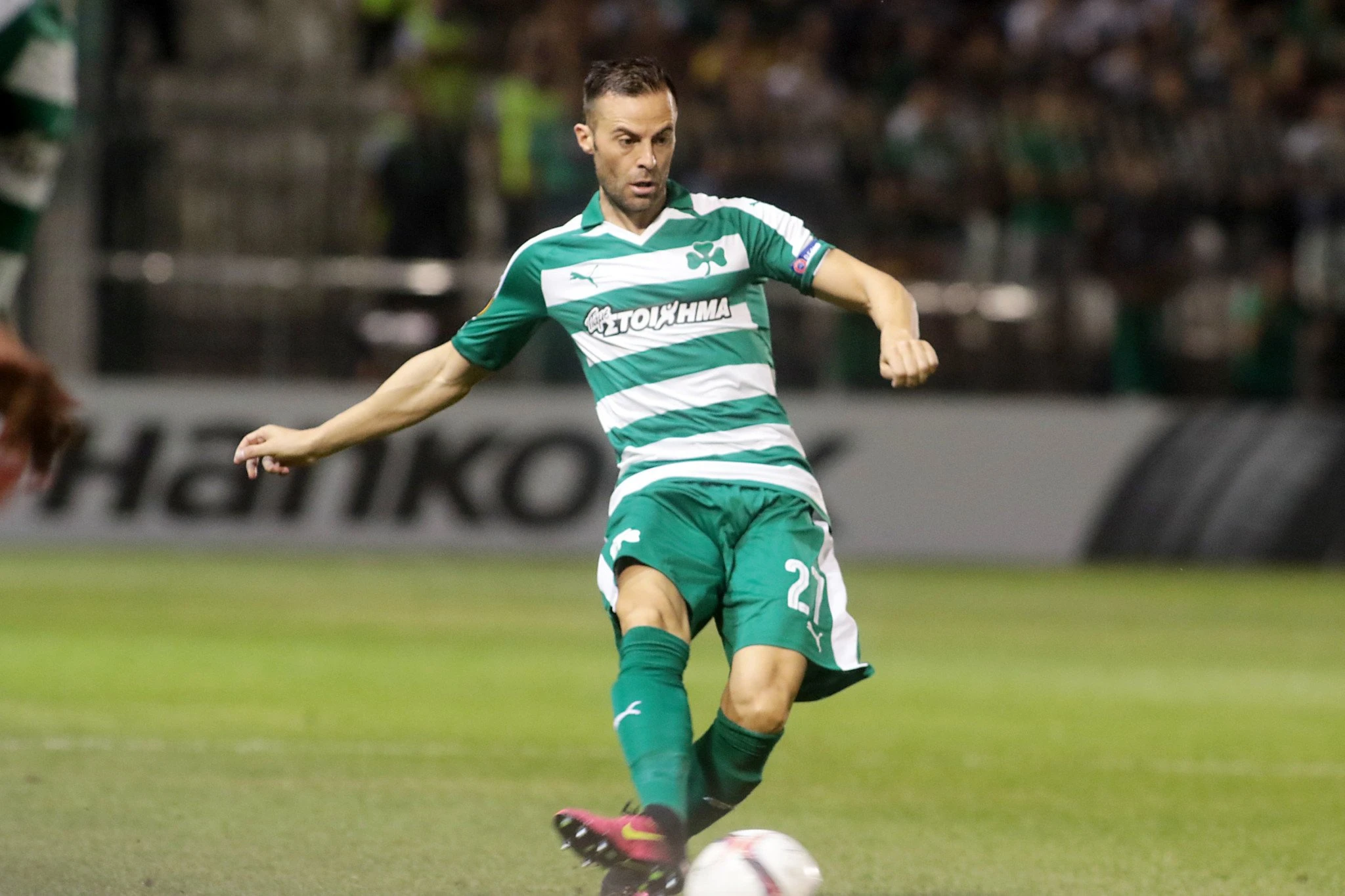 Ο Τζιαντομένικο Μέστο με τη φανέλα του Παναθηναϊκού / Πηγή: Eurokinissi