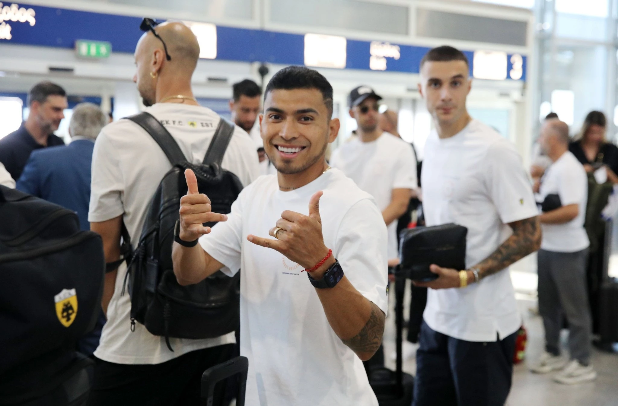 Η αποστολή της ΑΕΚ αναχωρεί για Βέλγιο / Πηγή: Intime