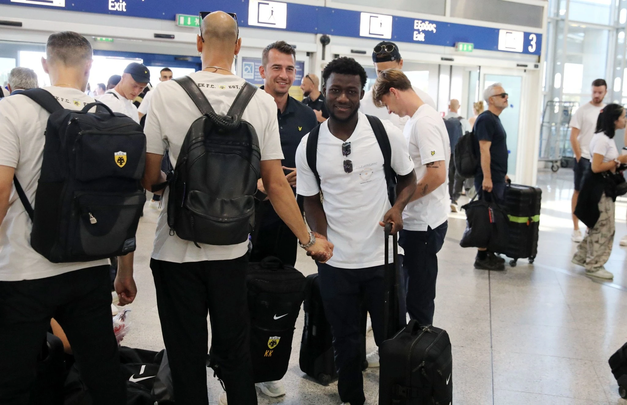 Η αποστολή της ΑΕΚ αναχωρεί για Βέλγιο / Πηγή: Intime
