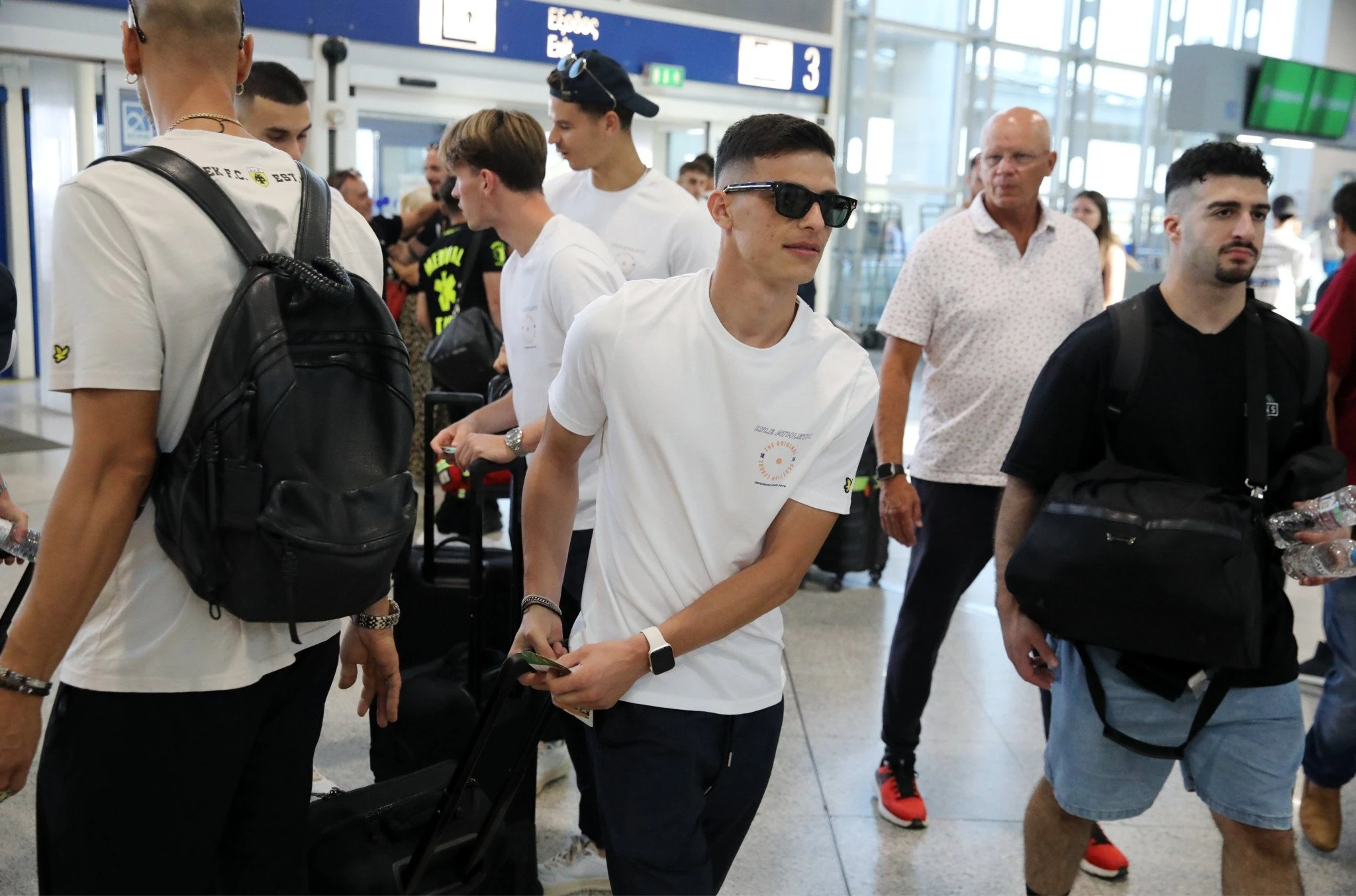 Η αποστολή της ΑΕΚ αναχωρεί για Βέλγιο / Πηγή: Intime