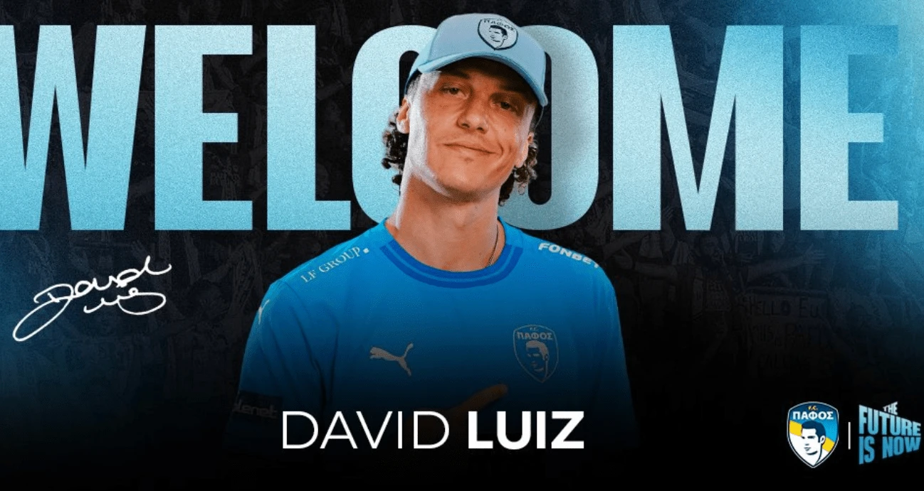 Ο Νταβίντ Λουίζ στη Πάφο / Πηγή: PafosFC