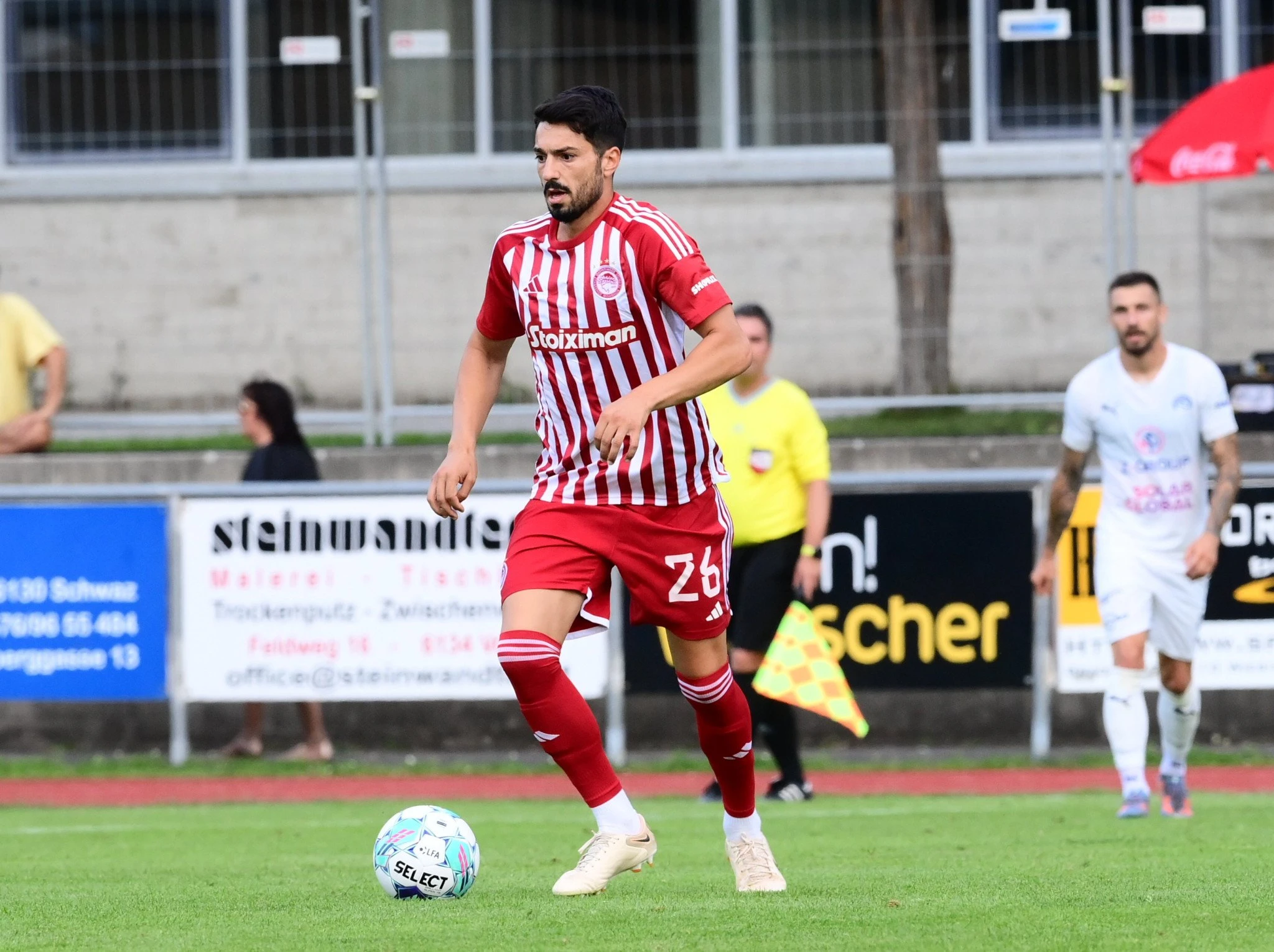 O Πεπέ σε αγώνα του Ολυμπιακού / Πηγή: Eurokinissi