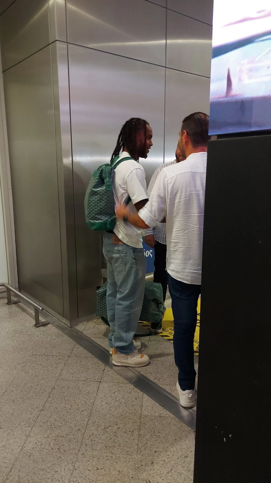 O Ρενάτο Σάντσες στην Αθήνα  για τον Παναθηναϊκό / Πηγή: Athletiko