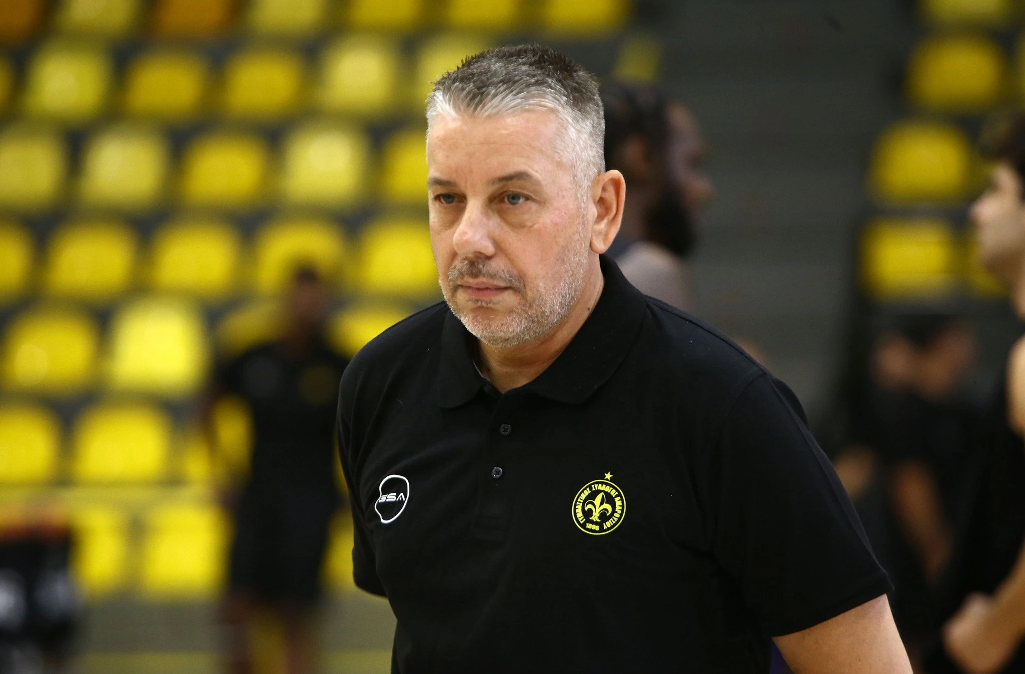 Ο Ηλίας Παπαθεοδώρου στην προπόνηση του Αμαρουσίου - Πηγή: Intime