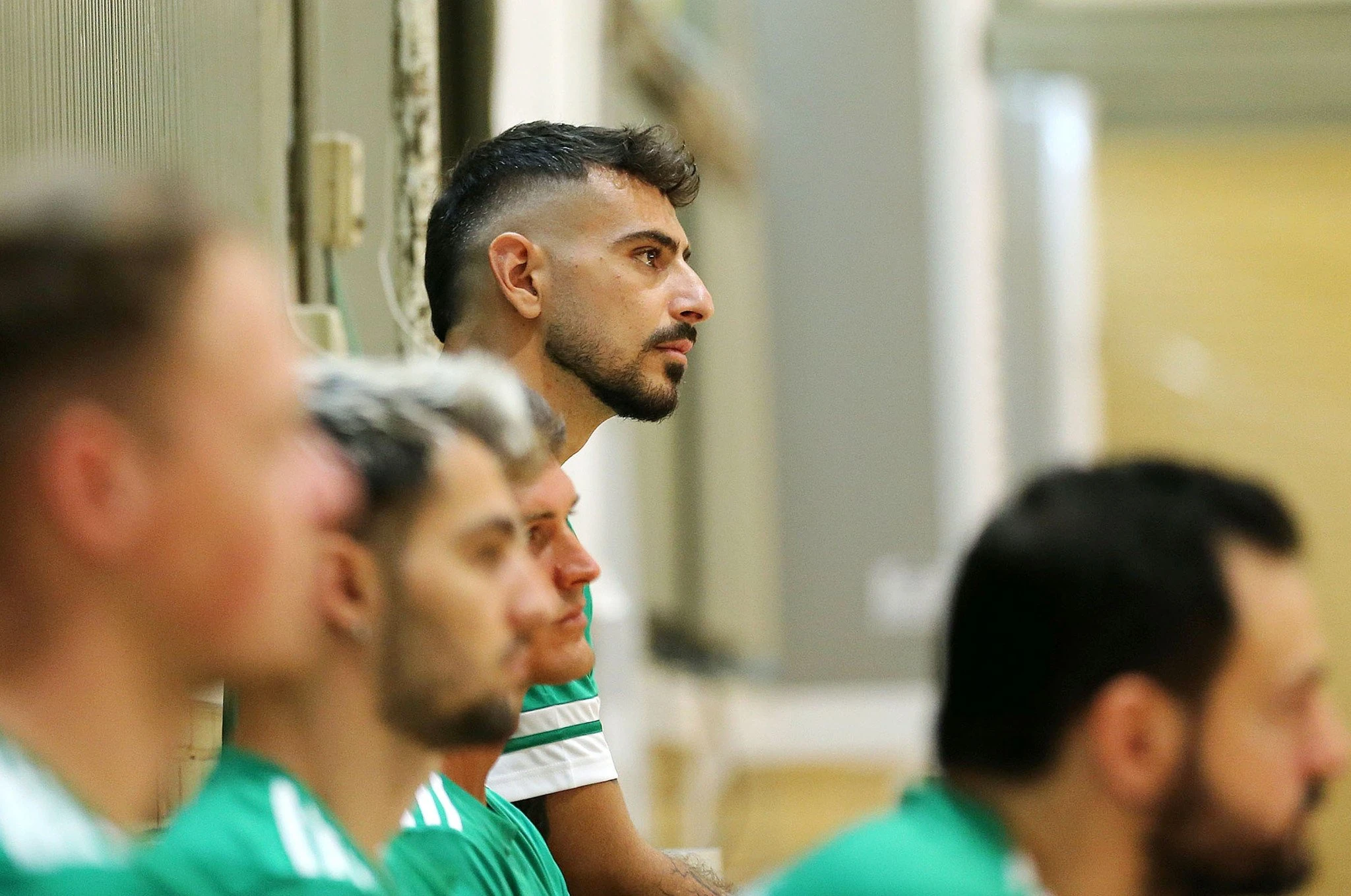 Ο Θανάσης Πρωτοψάλτης στην πρώτη προπόνηση του Παναθηναϊκού / Πηγή: Intime