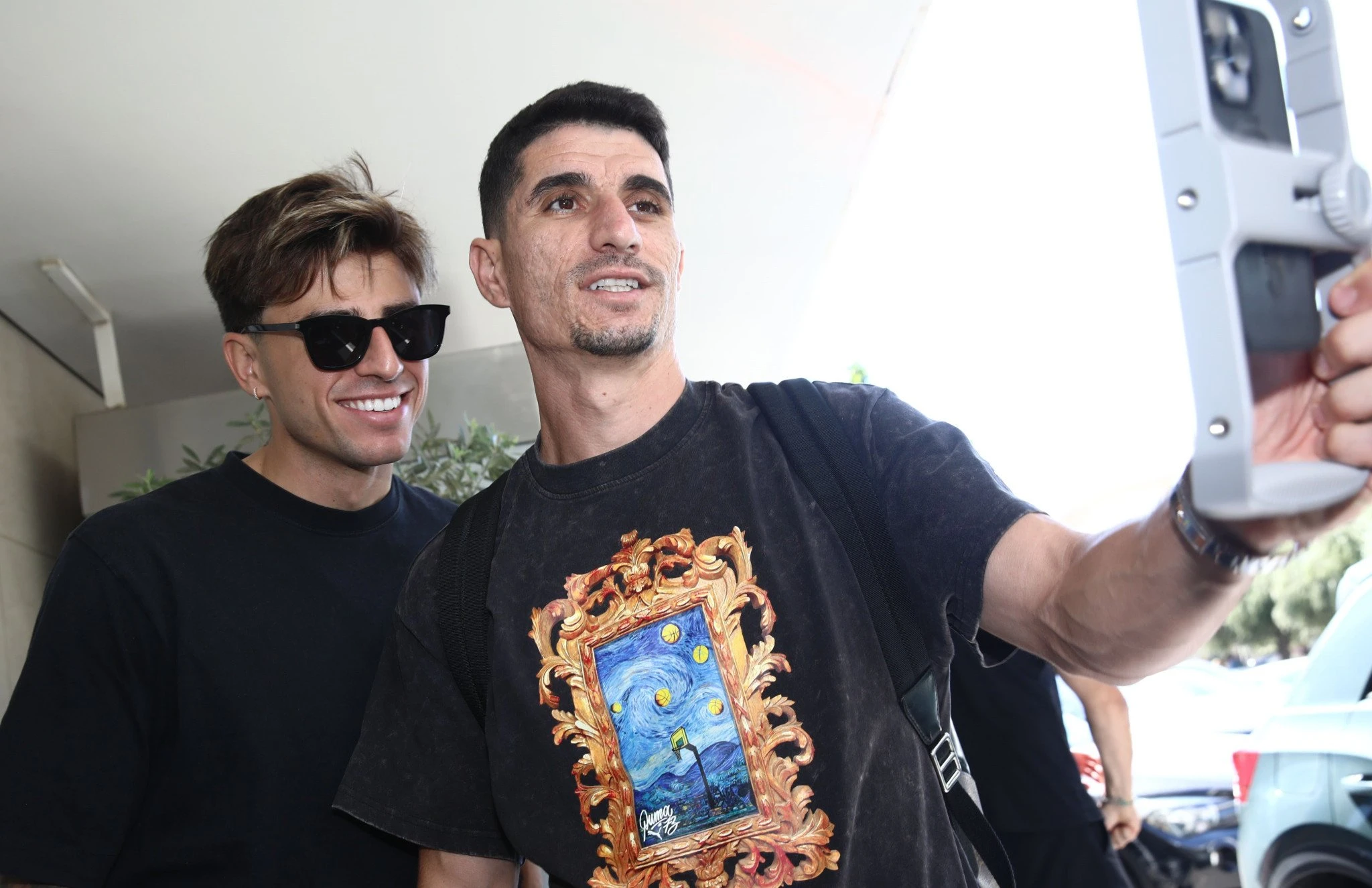 Ο Πέτρος Μάνταλος μαζί με τον Λάζαρο Ρότα / Πηγή: In Time