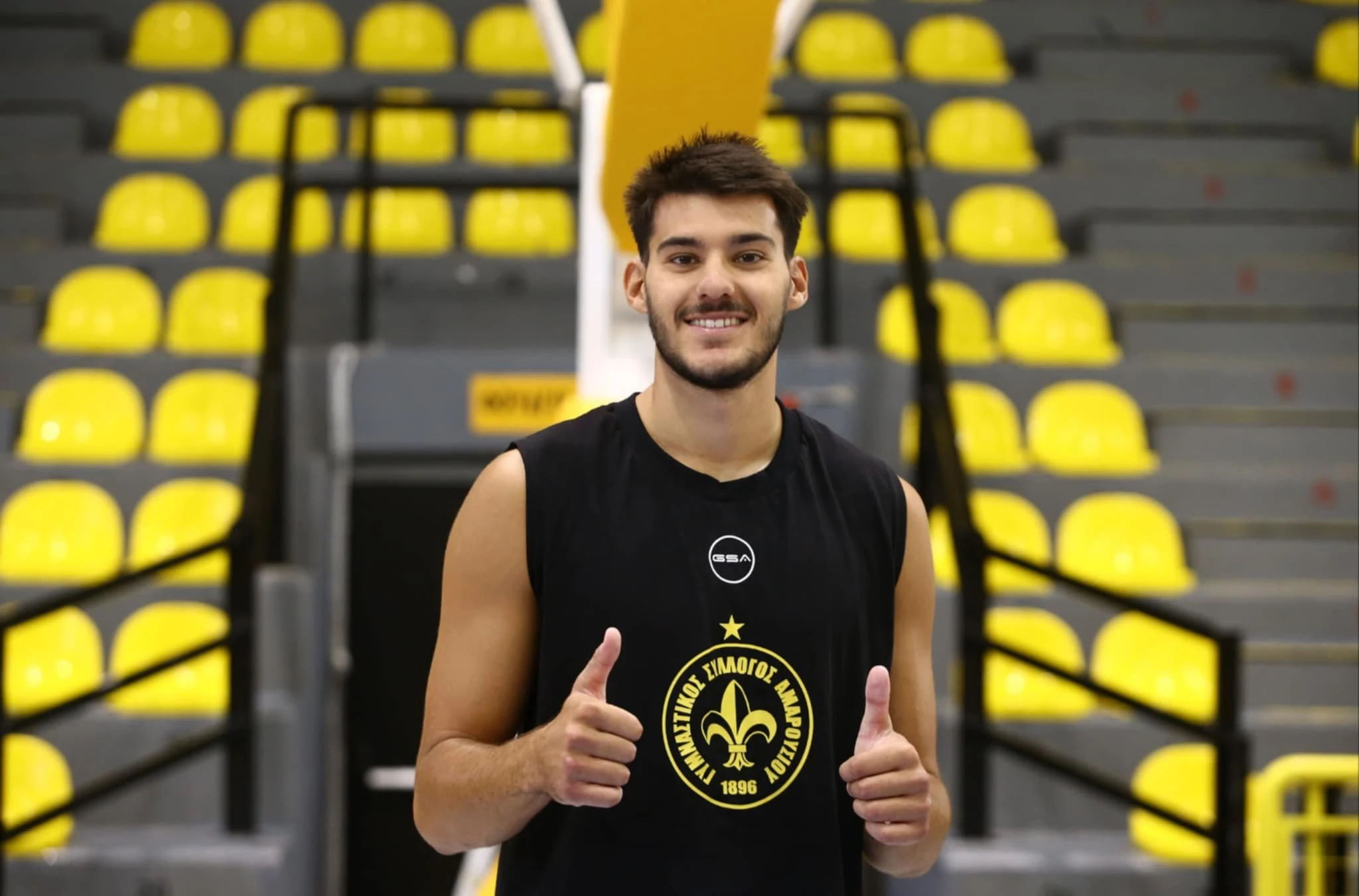 Ο Γιώργος Καλαϊτζάκης στην πρώτη προπόνηση του Αμαρουσίου, Πηγή: Intime