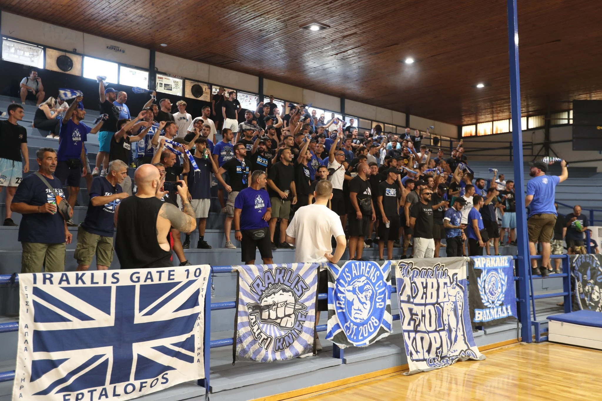 Εικόνες από την ανοικτή προπόνηση του Ηρακλή, Πηγή: Eurokinissi