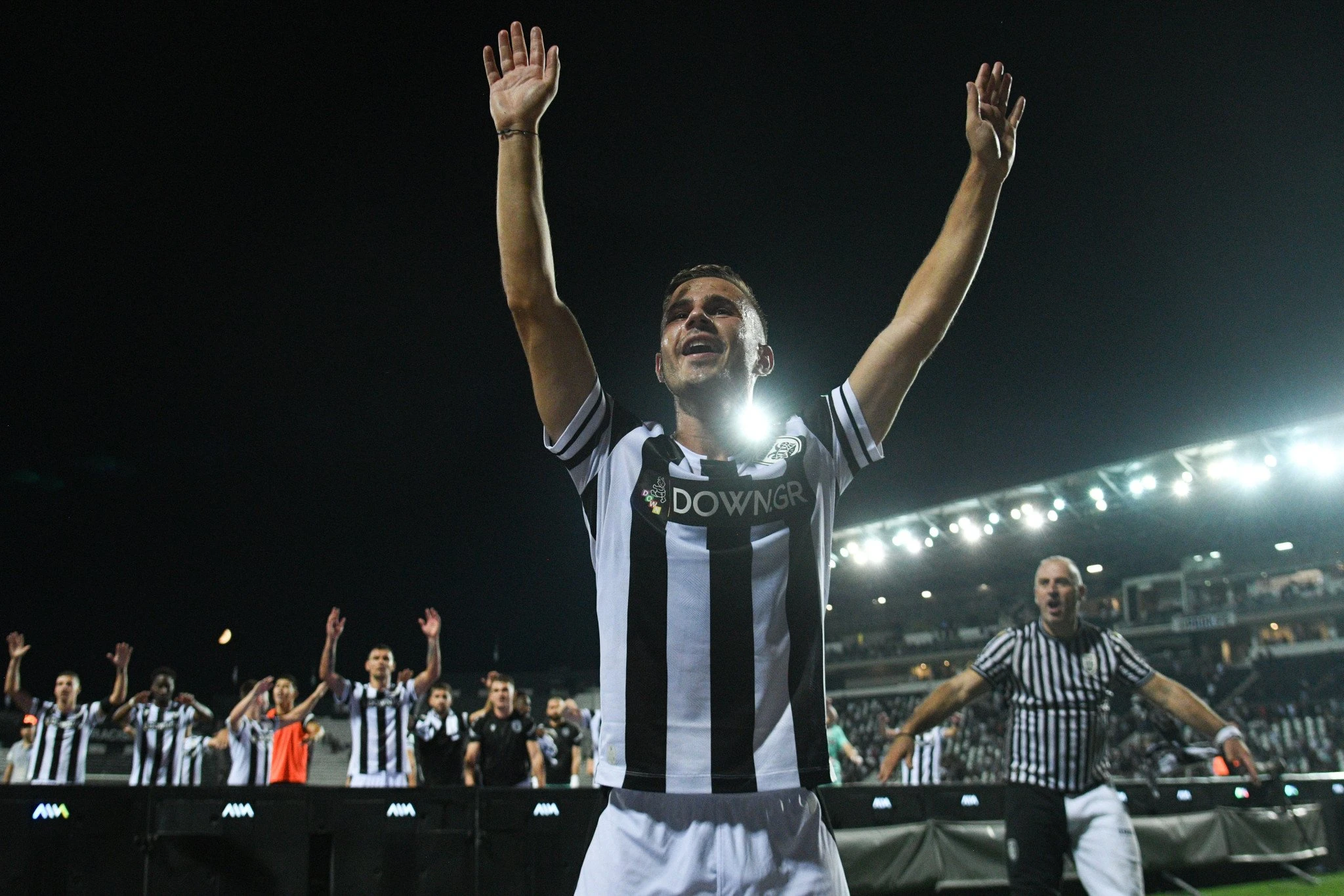 Ο Δημήτρης Πέλκας στον αγώνα του ΠΑΟΚ με τον Ατρόμητο / Πηγή: Eurokinissi