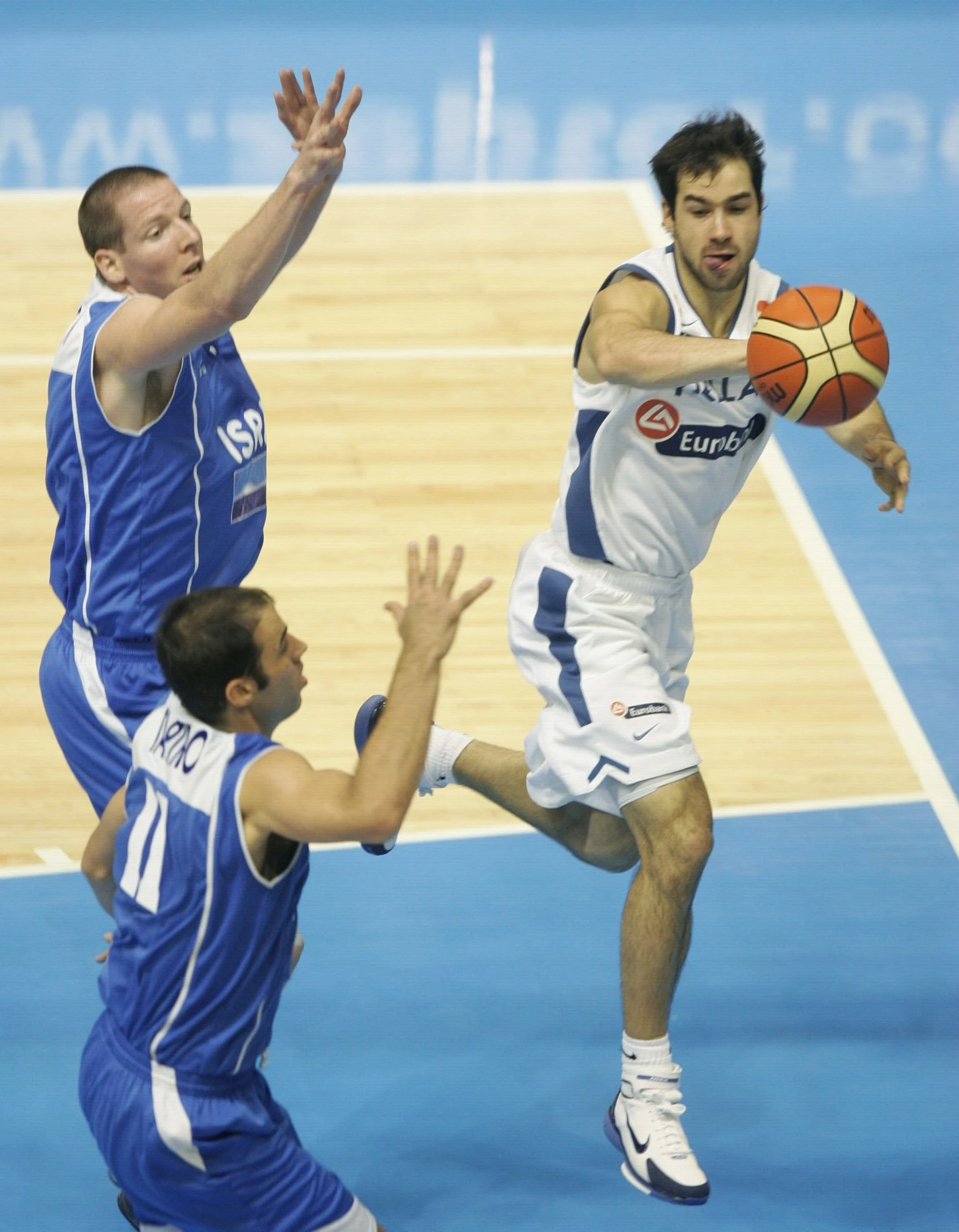 Ο Βασίλης Σπανούλης στο Ευρωμπάσκετ 2005 - Πηγή: Eurokinissi