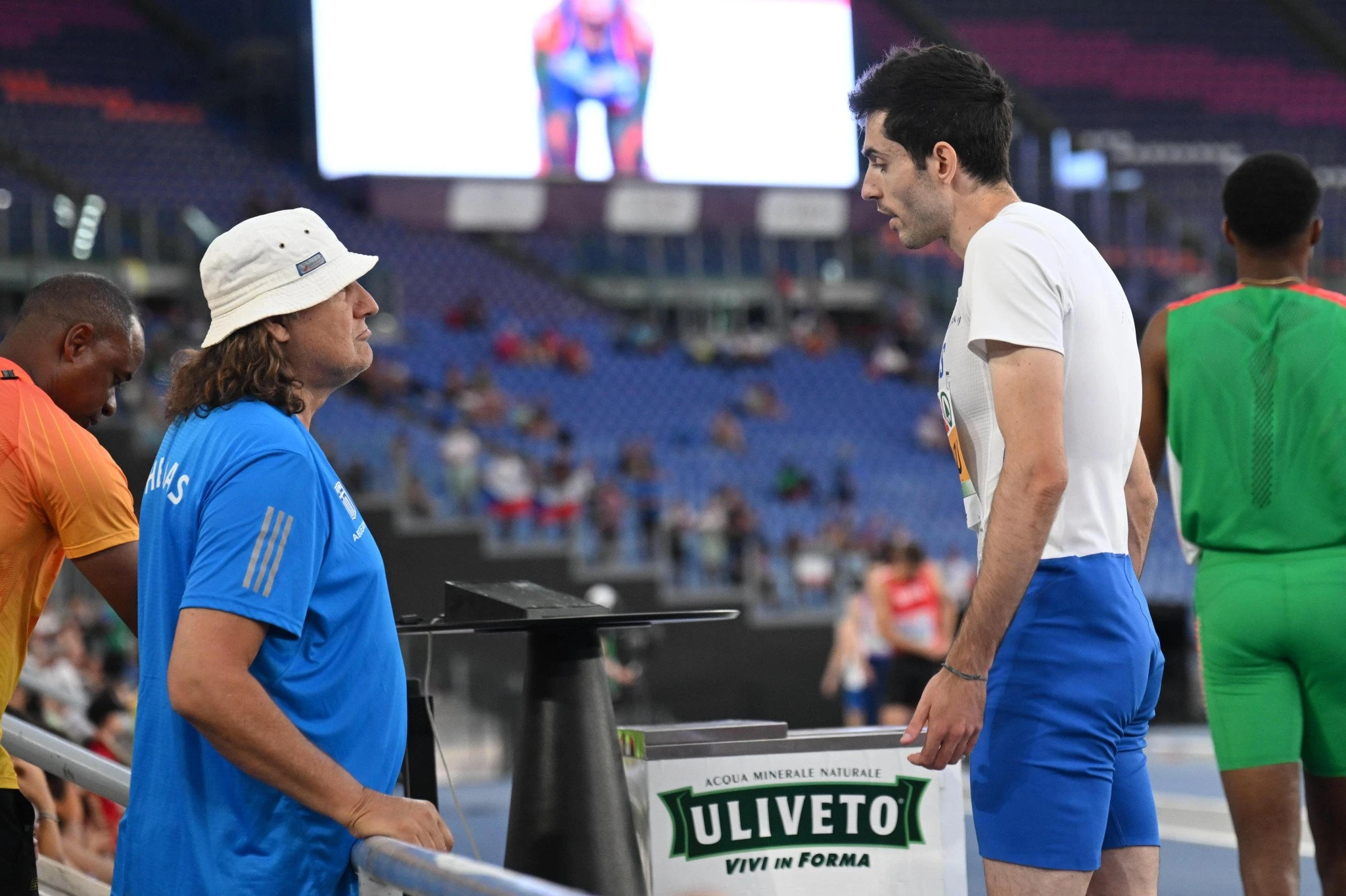 Γιώργος Πομάσκι - Μίλτος Τεντόγλου στο Ευρωπαϊκό της Ρώμης το 2024 - Πηγή: Eurokinissi