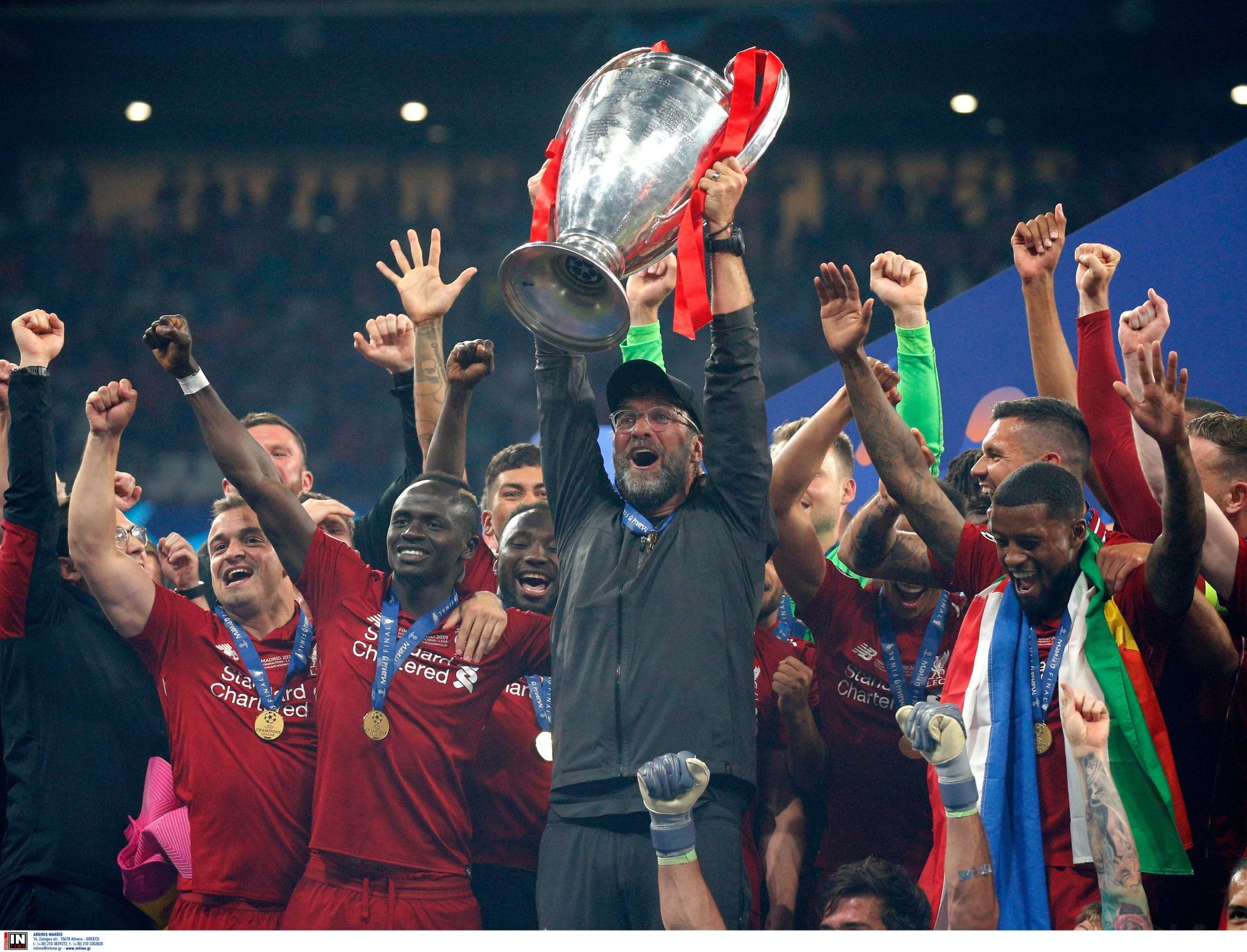 Η Λίβερπουλ κατέκτησε τον τίτλο του Champions League το 2019 / Πηγή: InTime