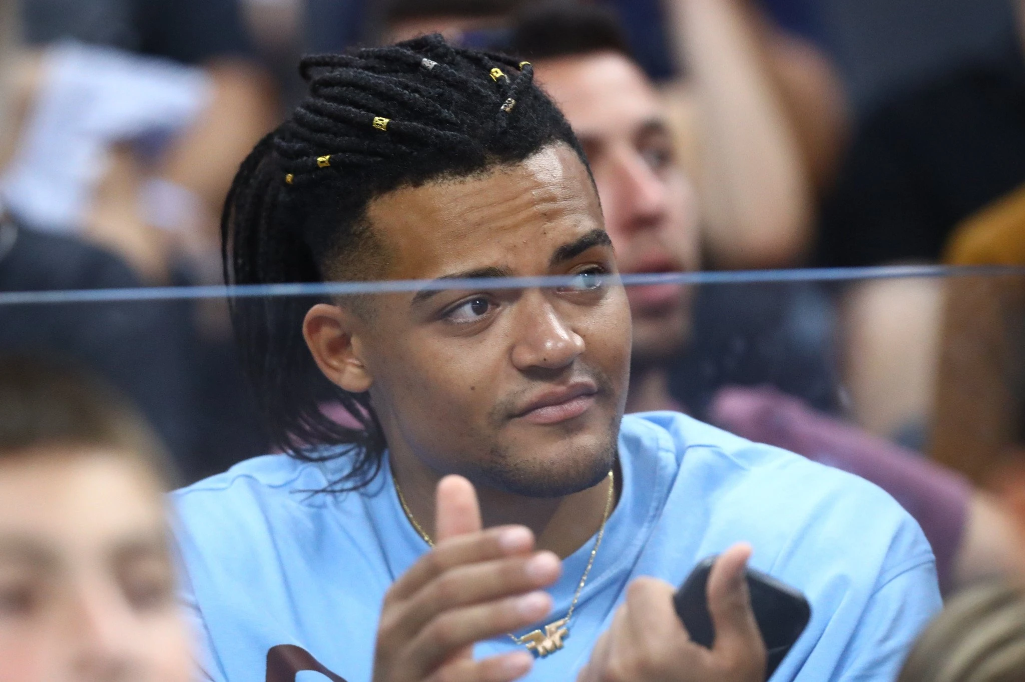 Ο Εμμανουήλ Καραλής στο Ελλάδα-Λετονία στο ΟΑΚΑ / Πηγή: Eurokinissi