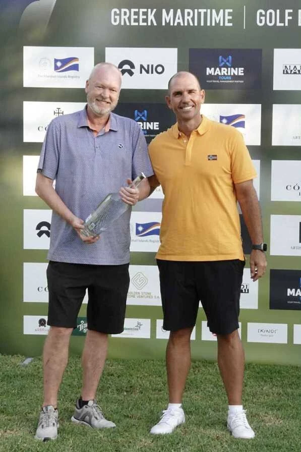 Νικητής κατηγορίας «Longest Drive» / Πηγή: @ Glyfada Greek Maritime Golf Event