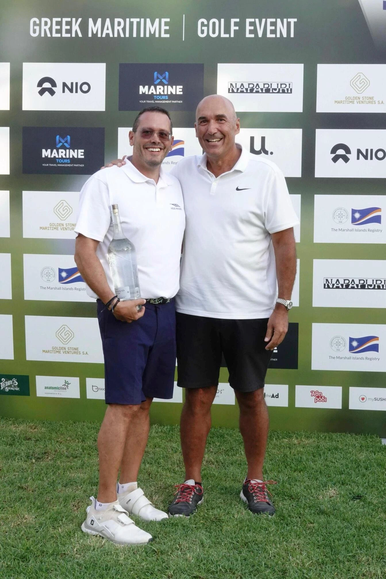 Νικητής κατηγορίας «Closest to the Pin» / Πηγή: @ Glyfada Greek Maritime Golf Event
