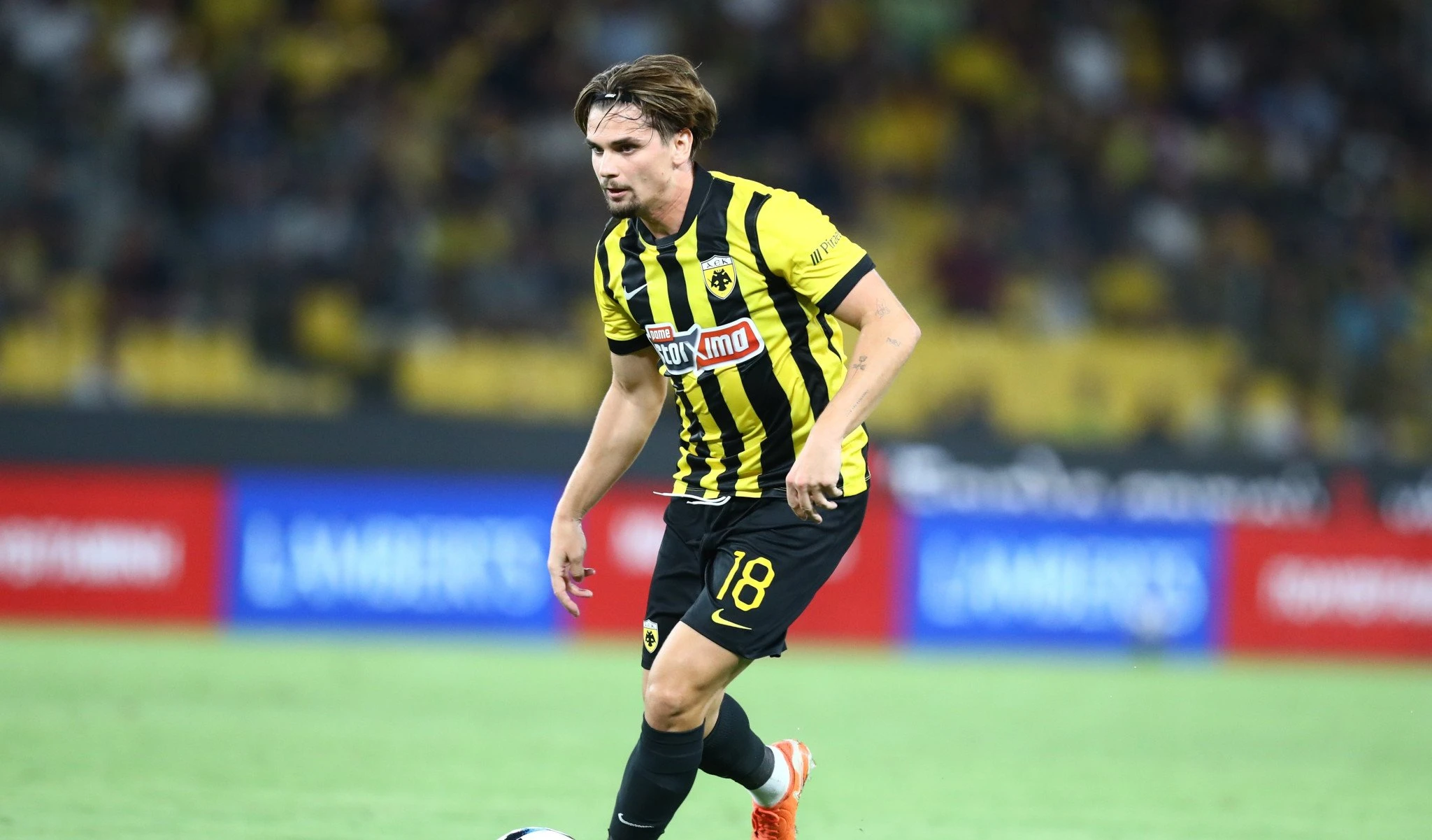 Ο Ραζβάν Μαρίν στο ΑΕΚ-Πανσερραϊκός / Πηγή: Eurokinissi