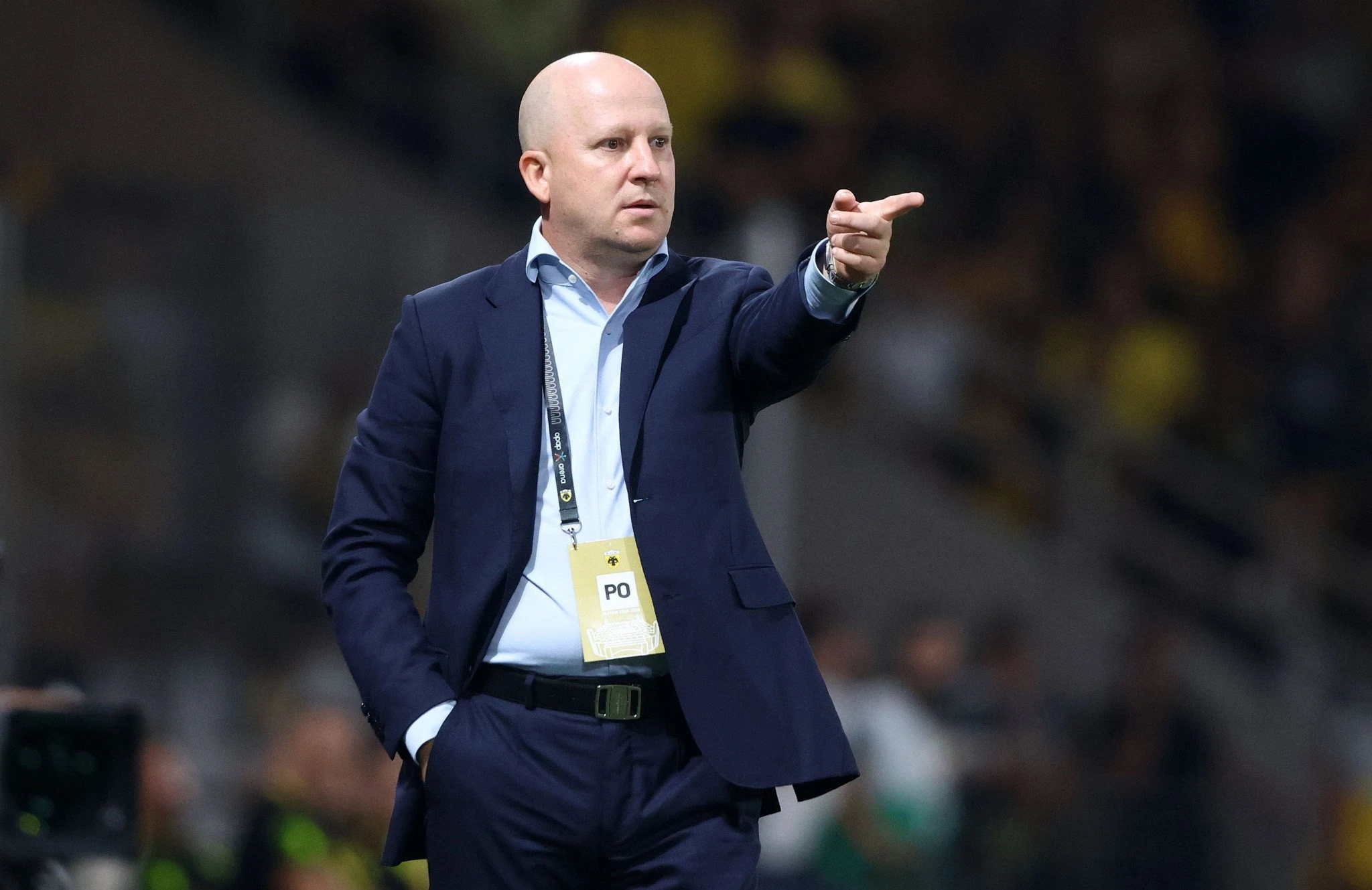 Ο Μάρκο Νίκολιτς στον πάγκο της ΑΕΚ / Πηγή: Intime