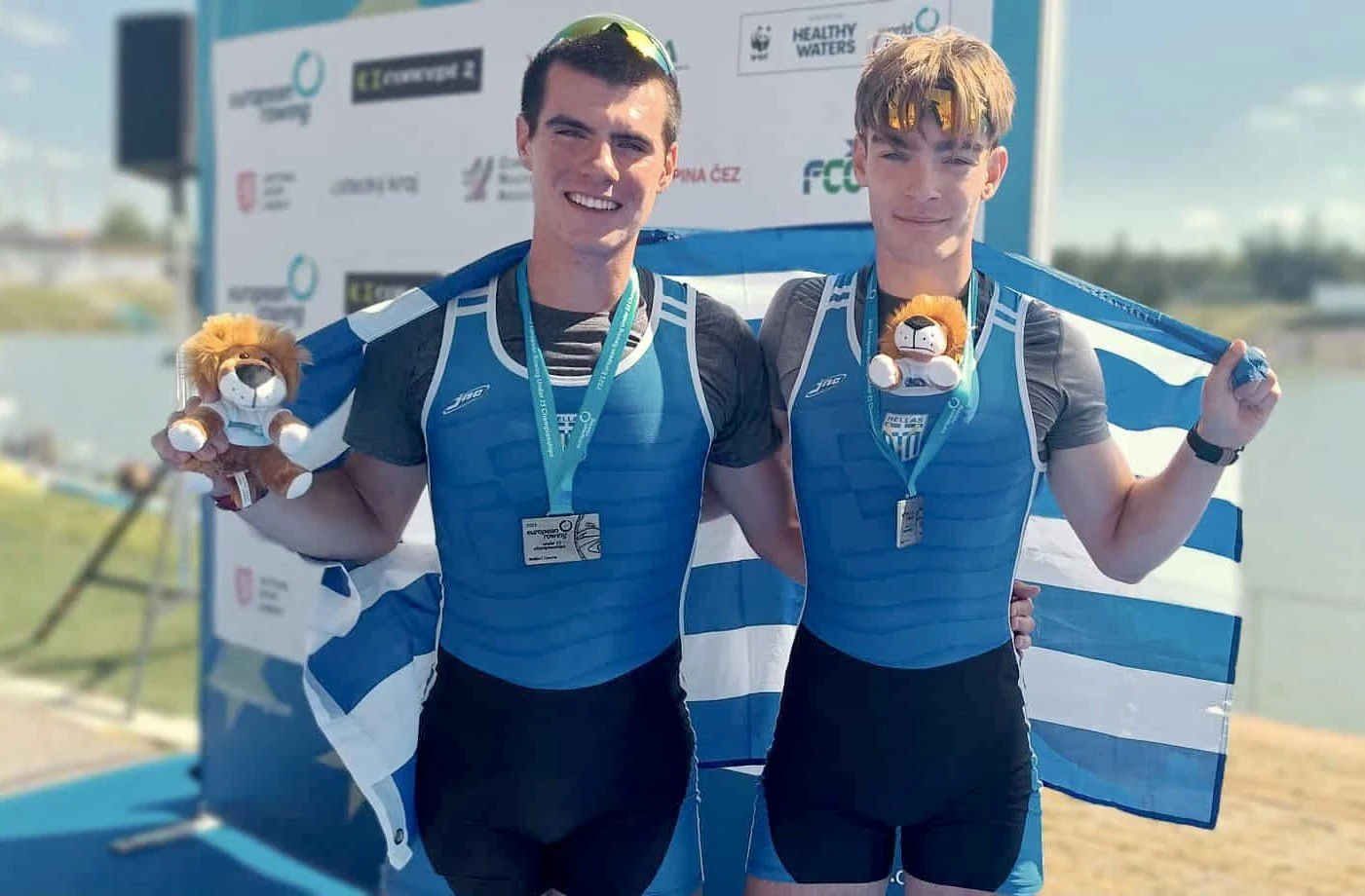 Κωνσταντίνος Γιαννούλης και Ιάσωνας Μουσελίμης - Πηγή: ΕΚΟΦΝΣ 