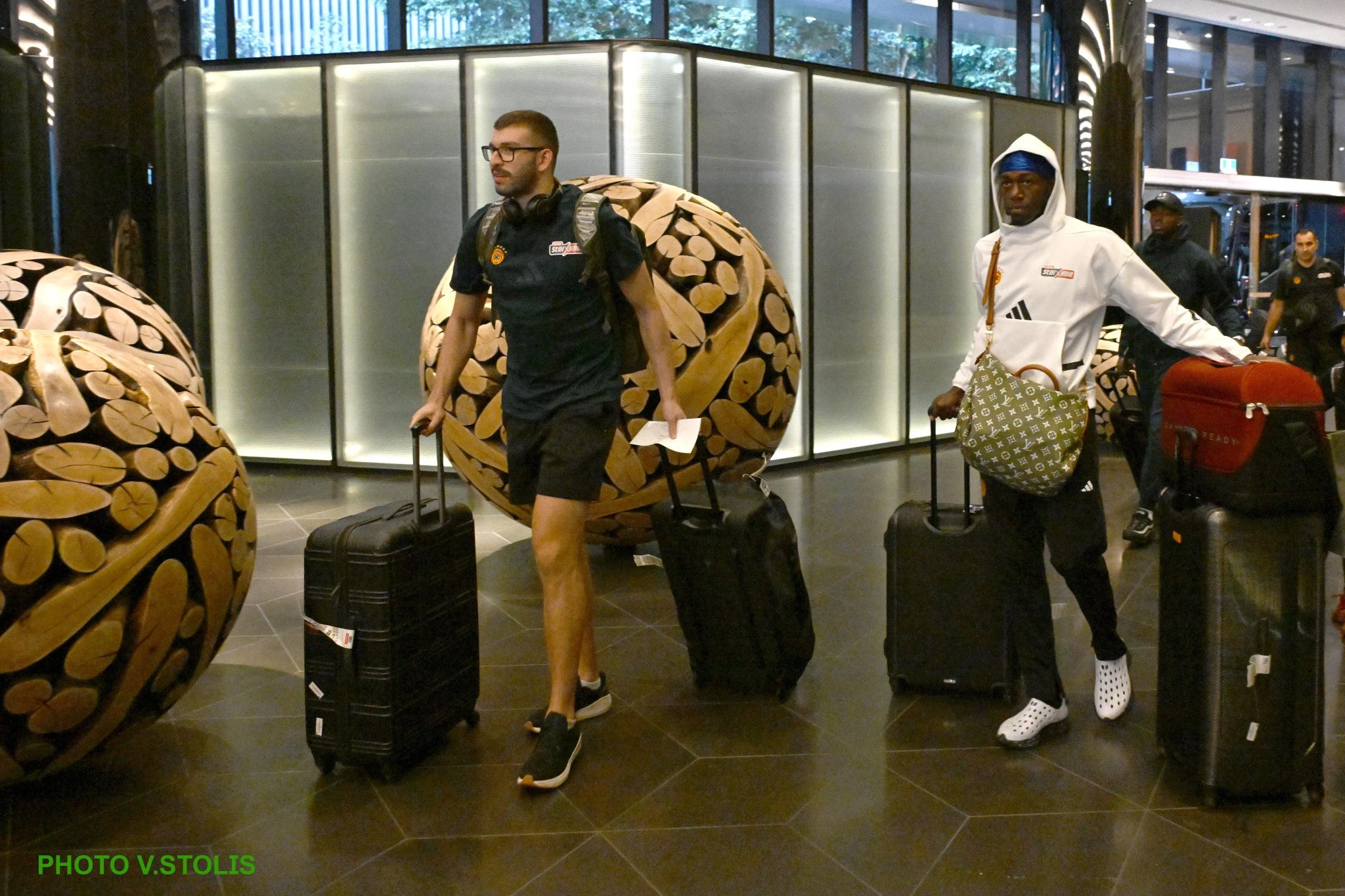 Ο Κέντρικ Ναν και ο Νίκος Ρογκαβόπουλος στην Αυστραλία / Πηγή: Βαγγέλης Στόλης&nbsp;