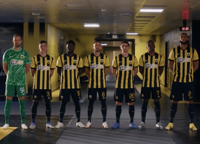 Η αλλαγή στο χρώμα χορηγού της ΑΕΚ / Screenshot