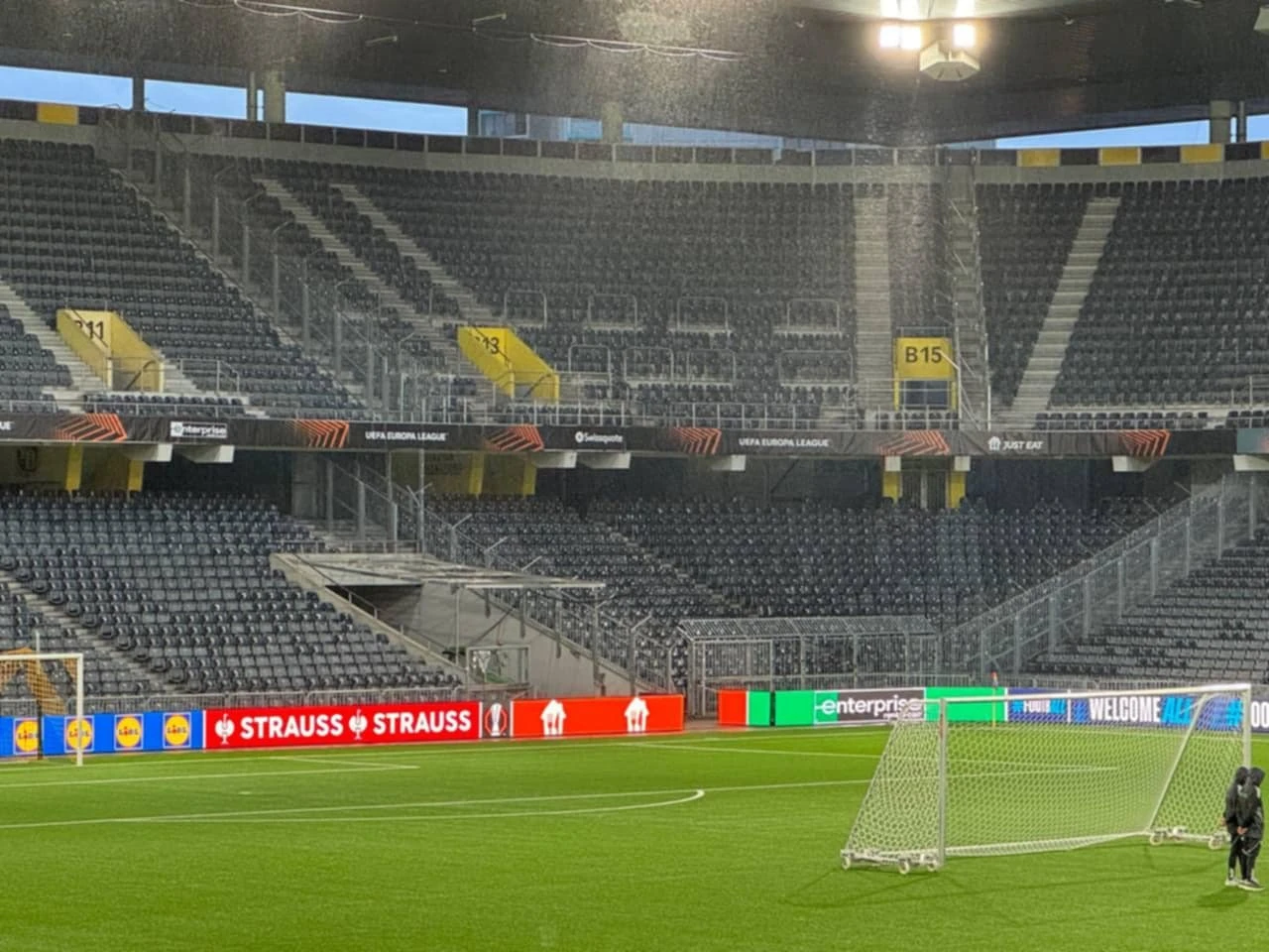 Η κερκίδα που θα βρίσκονται οι φίλοι του Παναθηναϊκού στην αναμέτρηση με την Γιούνγκ Μπόις / Πηγή: Athletiko