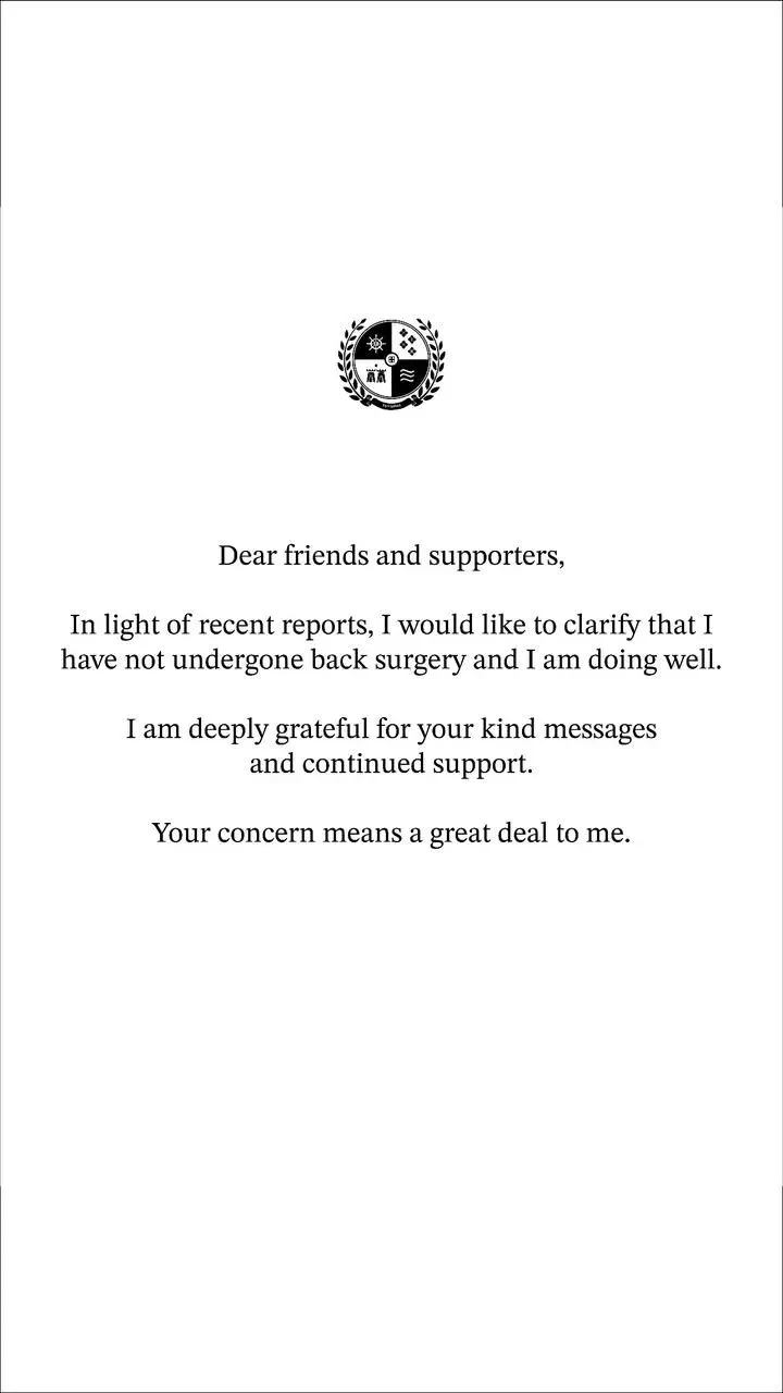 To στόρι του Τσιτσιπά (@Stefanostsitsipas98 Instagram)