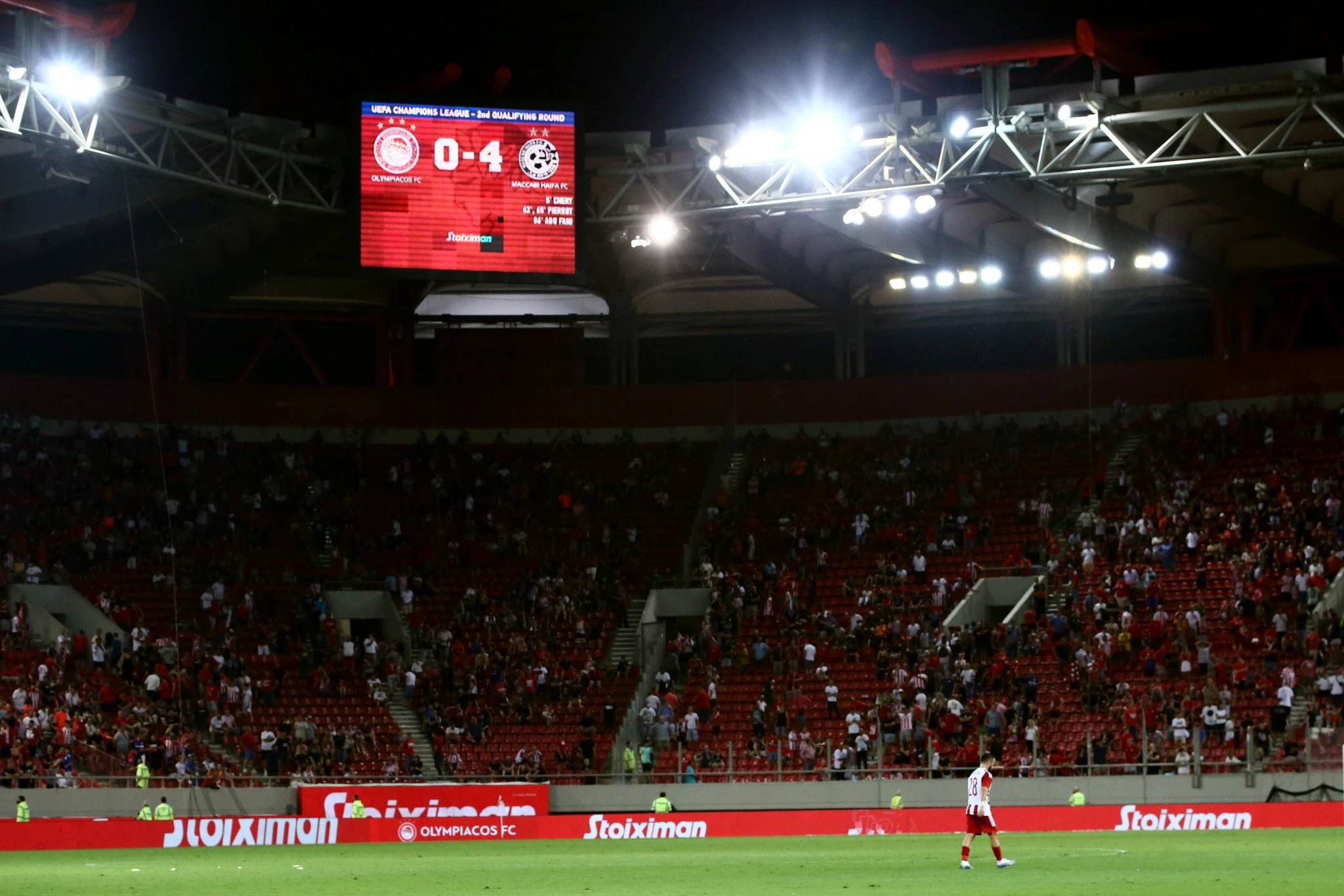 Στιγμιότυπο από το Ολυμπιακός - Μακάμπι Χάιφα / Πηγή: Eurokinissi