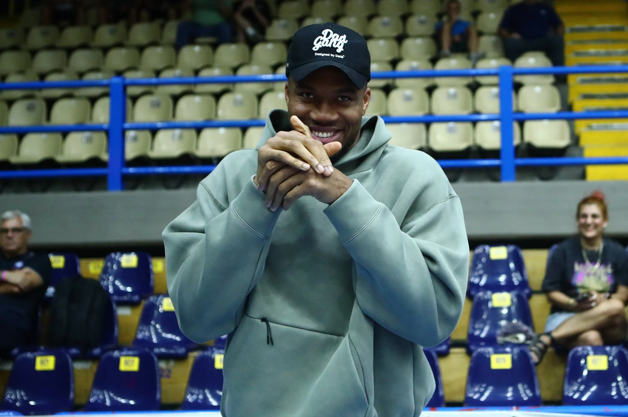 Ο Γιάννης Αντετοκούνμπο στο Περιστέρι / Πηγή: Eurokinissi