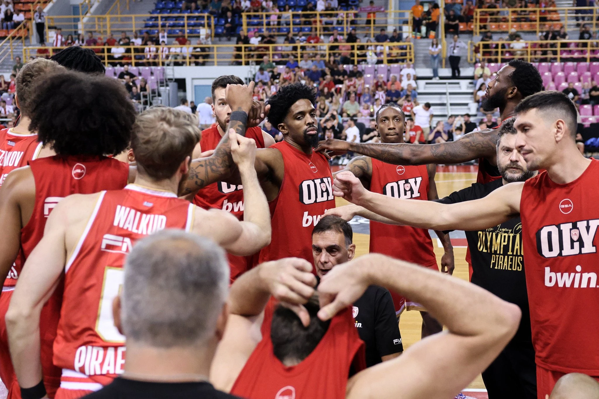 Οι παίκτες του Ολυμπιακού, Πηγή: Eurokinissi