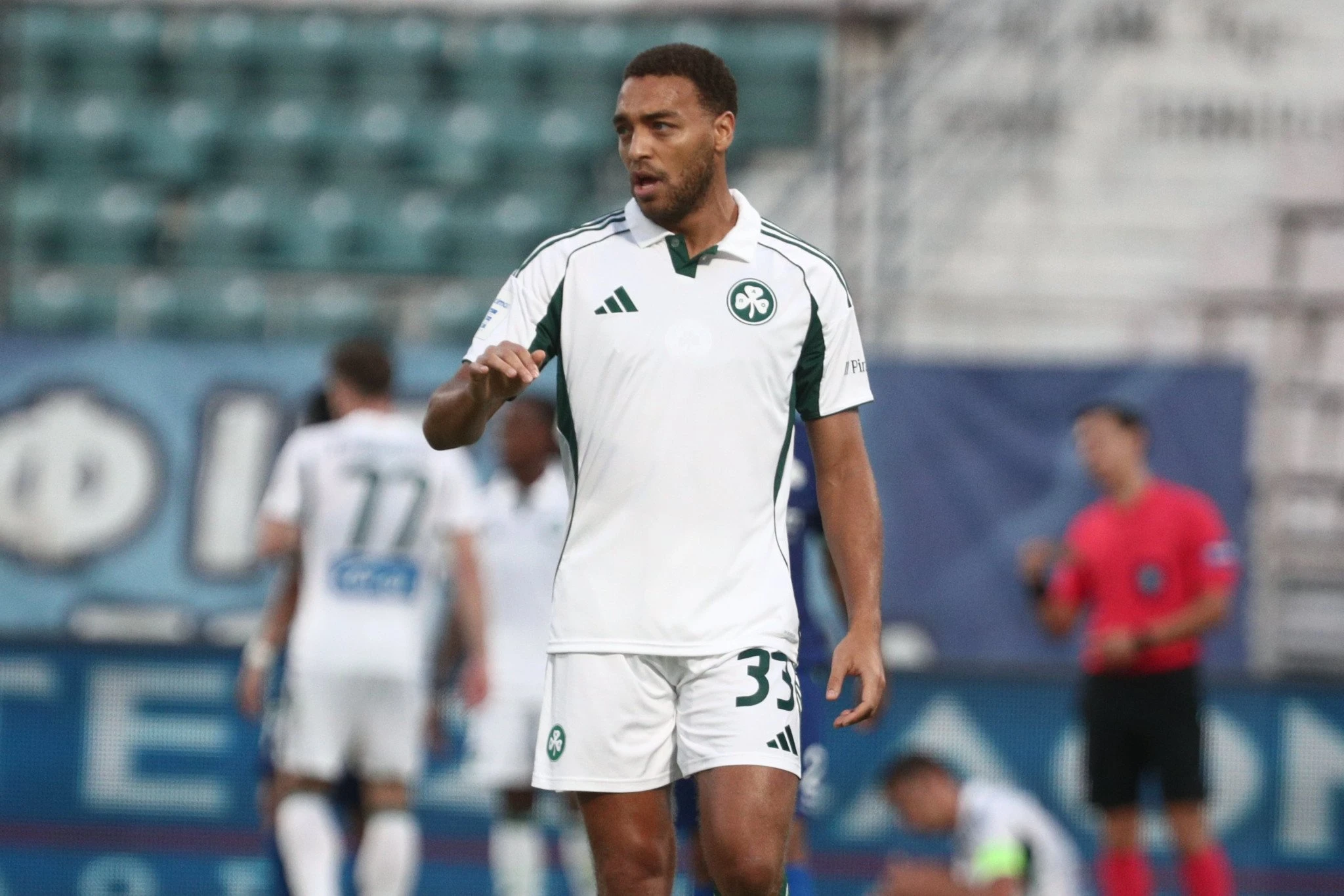 Ο Σίριλ Ντέσερς με τον Παναθηναϊκό / Πηγή: Eurokinissi