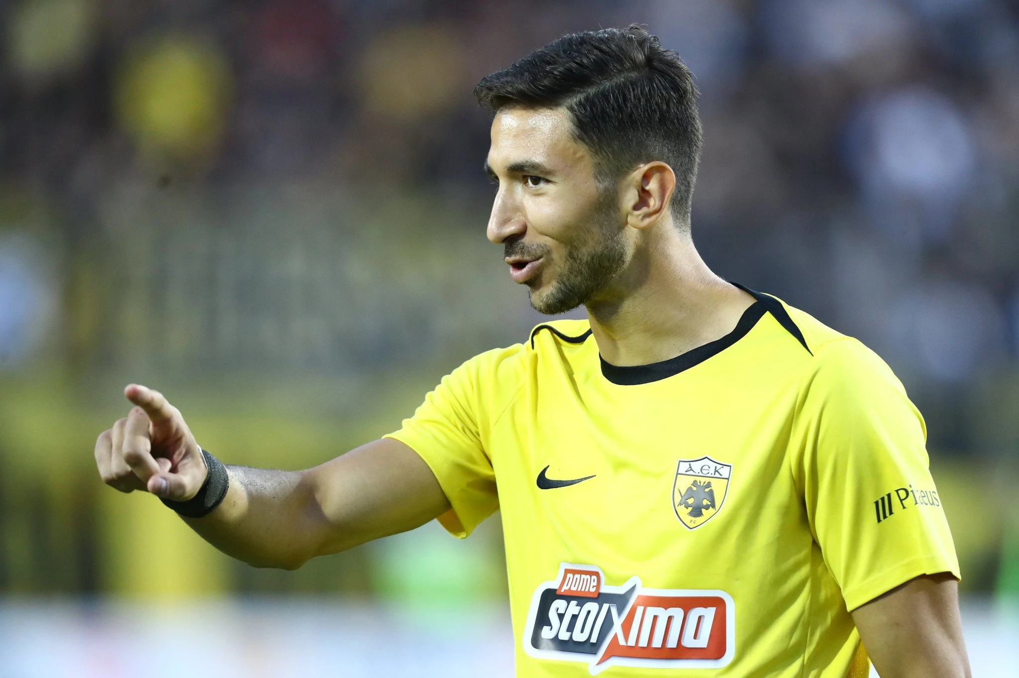 Ο Μάρκο Γκρούγιτς με τη φανέλα της ΑΕΚ / Πηγή: Eurokinissi