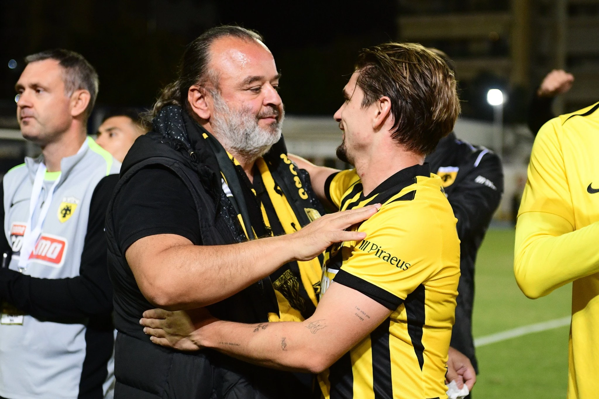 Mάριος Ηλιόπουλος και Ραζβάν Μαρίν /Πηγή: Eurokinissi