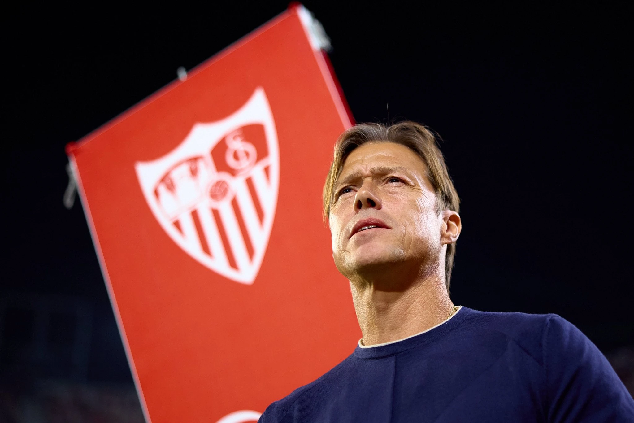 Ο Ματίας Αλμέιδα στον πάγκο της Σεβίλλης/Πηγή: Getty Images