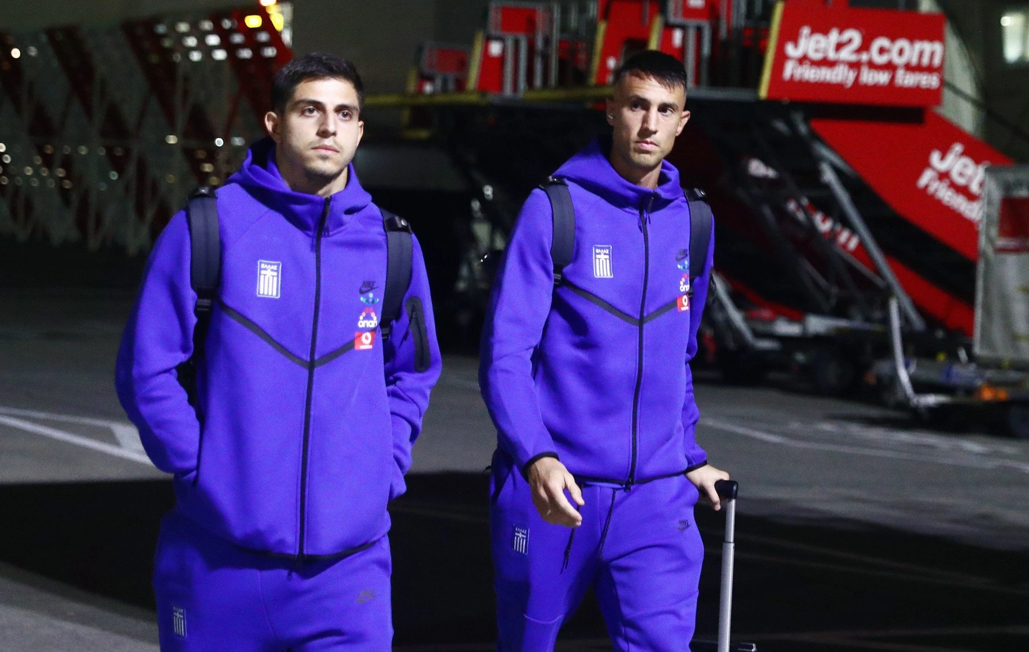 Η Εθνική Ελλάδας έφτασε στη Γλασκώβη / Πηγή: Intime