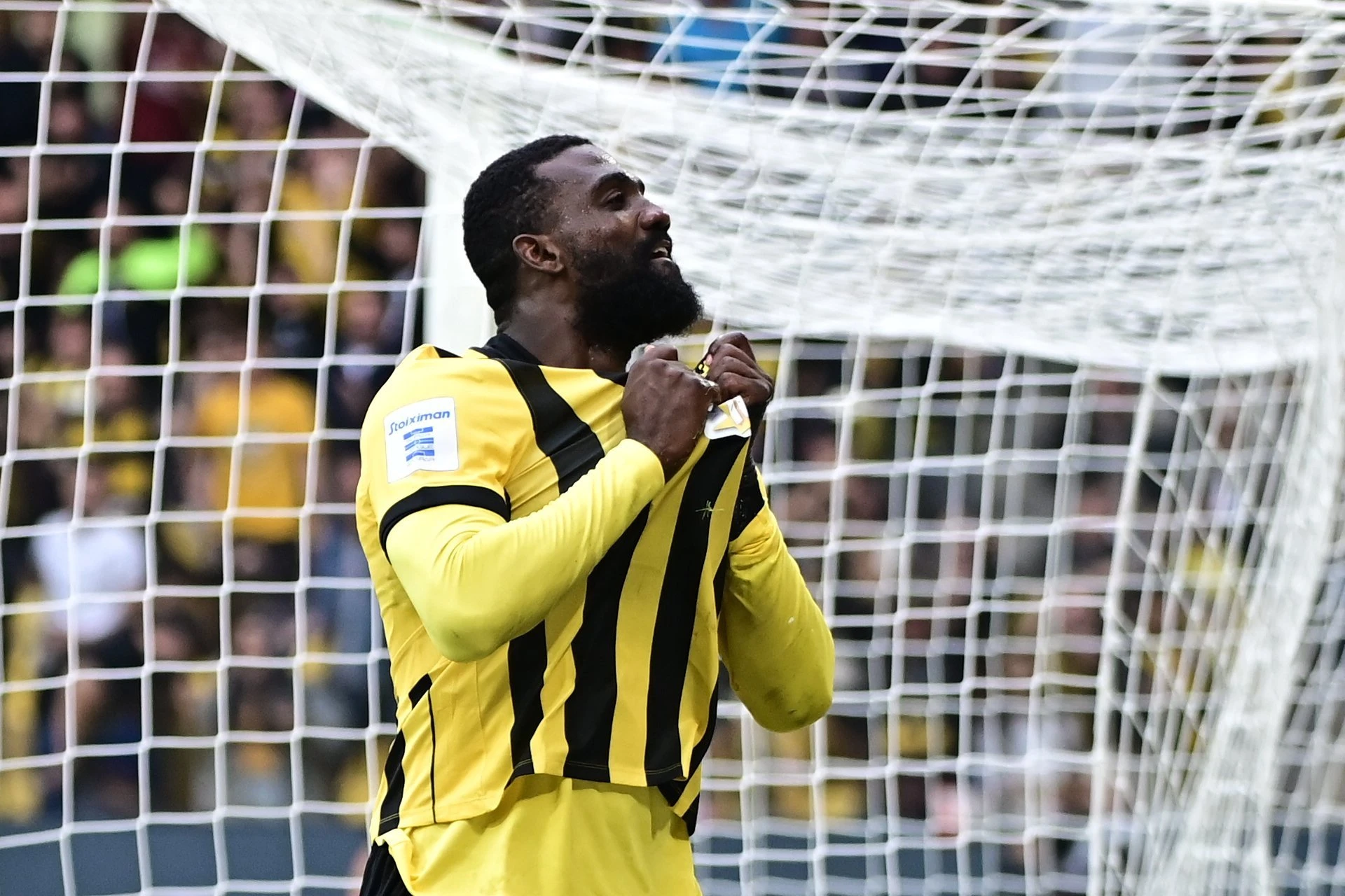 Ο Φρανζί Πιερό πανηγυρίζει με την ΑΕΚ / Πηγή: Eurokinissi