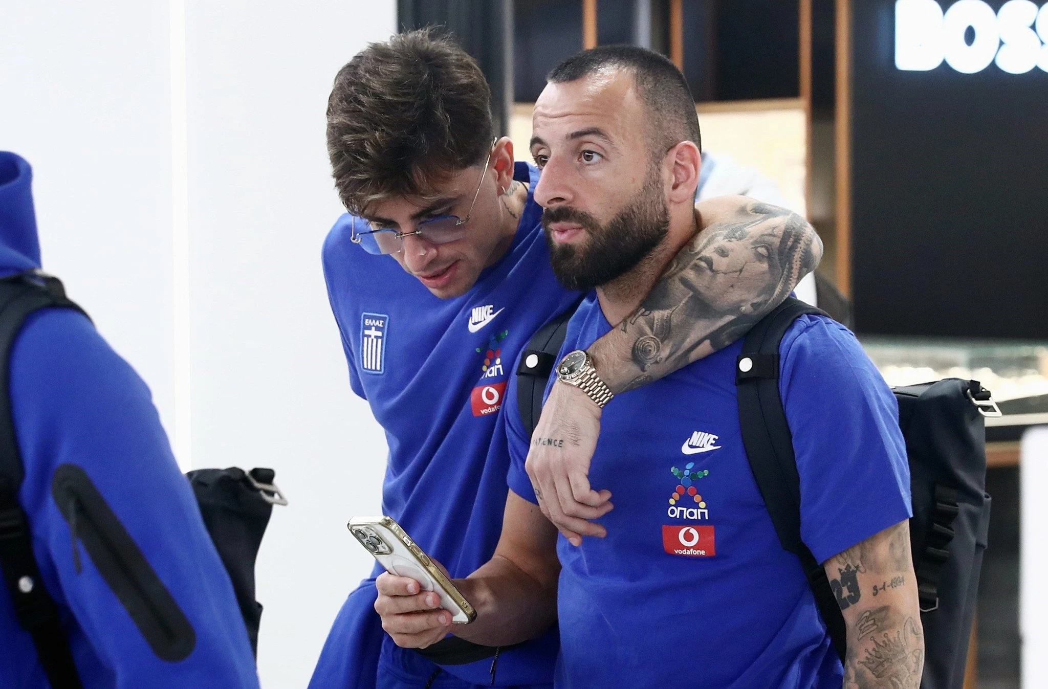 Λάζαρος Ρότα και Μανώλης Σιώπης / Πηγή: Intime