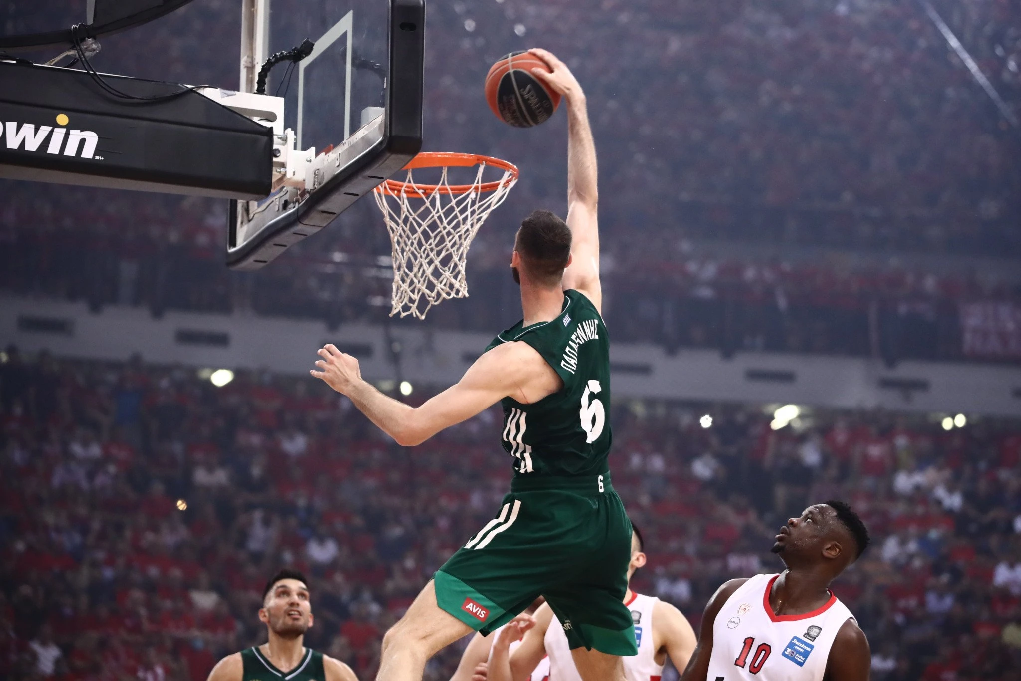 Ο Γιώργος Παπαγιάννης με τη φανέλα του Παναθηναϊκού / Πηγή:&nbsp;Eurokinissi