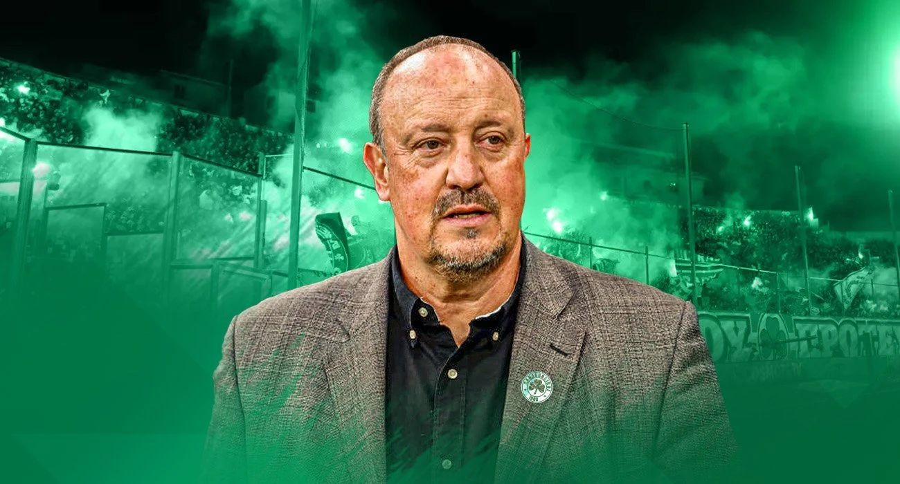 Ο Ράφα Μπενίτεθ στον Παναθηναϊκό / Image: Μάνος Περδικάκης